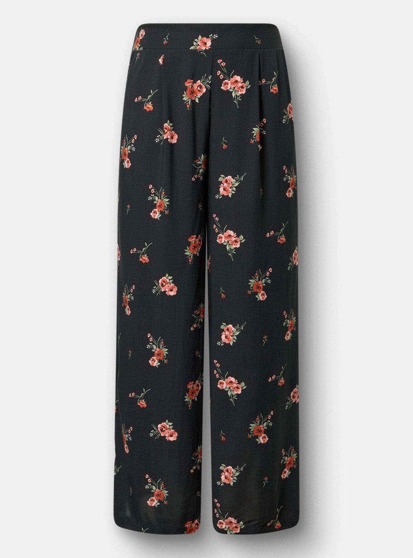 High-Rise Pull-On Wide-Leg Pant, PENNY PORTUGAL BLACK, hi-res