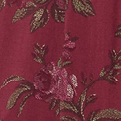 High-Rise Pull-On Wide-Leg Pant, HEIDI FLORAL BURGUNDY, swatch