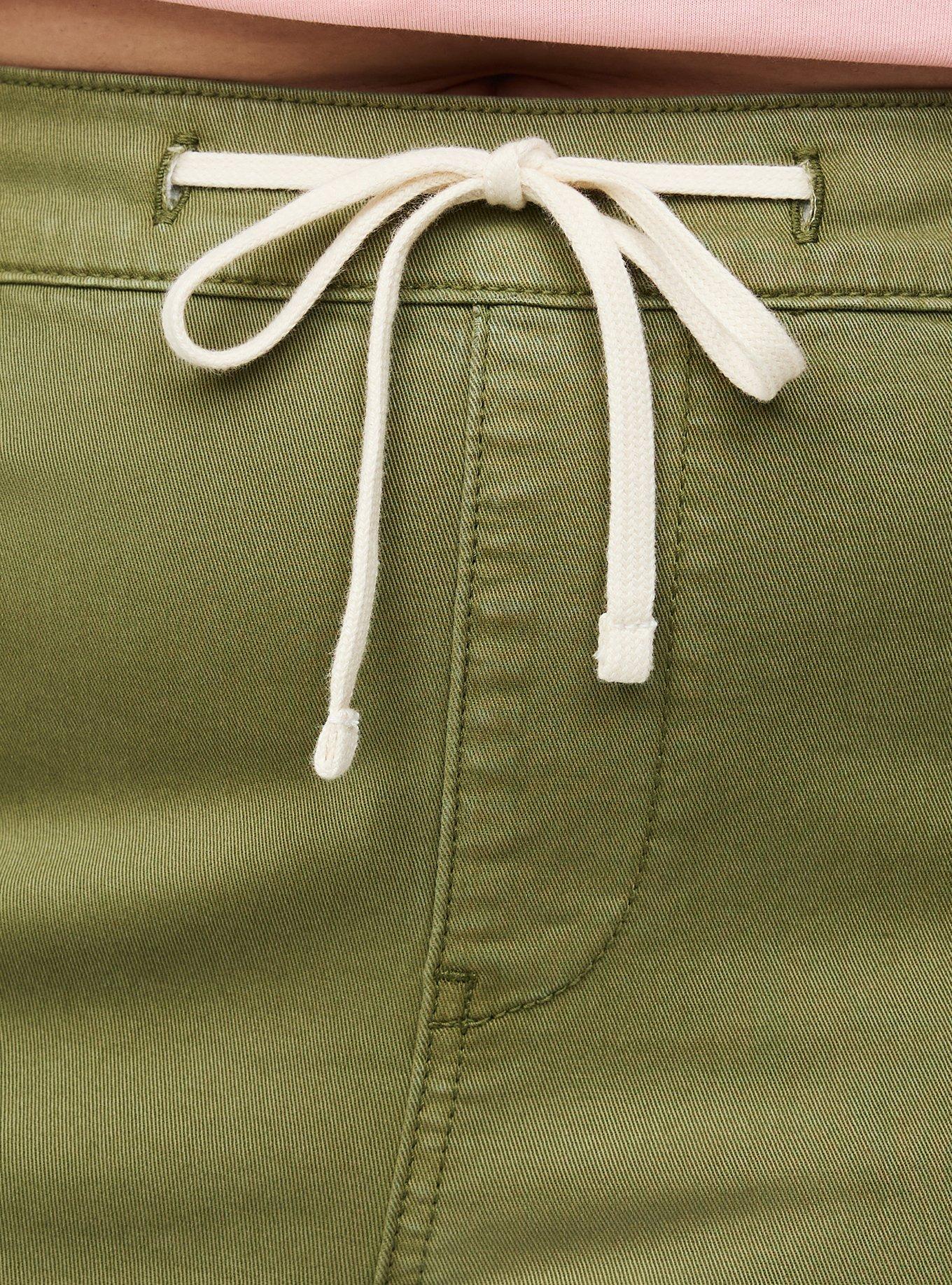 Pull-On Weekend Wide-Leg Ankle Pant, OLIVINE, alternate