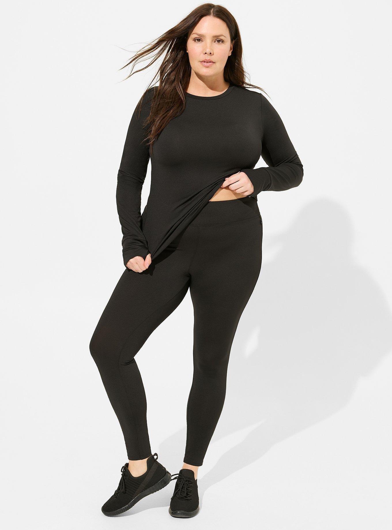 Happy Camper Mesh Full Length Active Legging