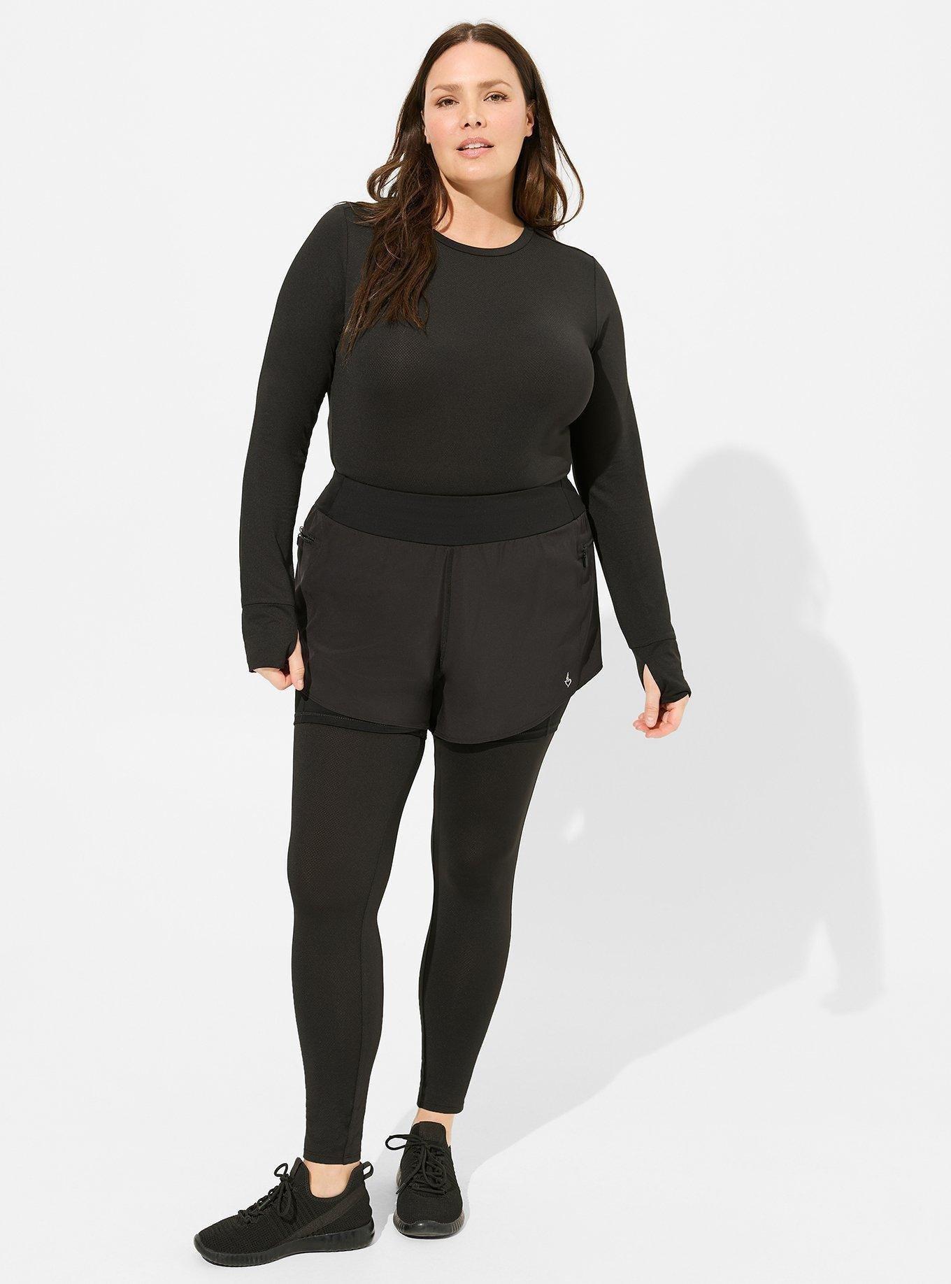 Happy Camper Mesh Full Length Active Legging