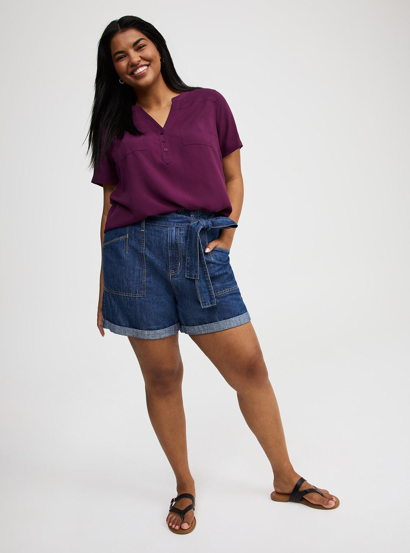 Harper Challis Short Sleeve Blouse