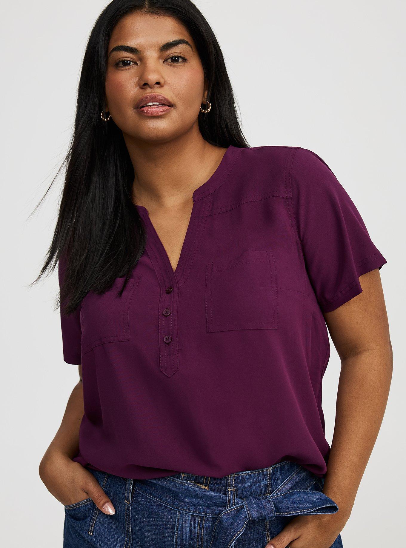 Harper Challis Short Sleeve Blouse