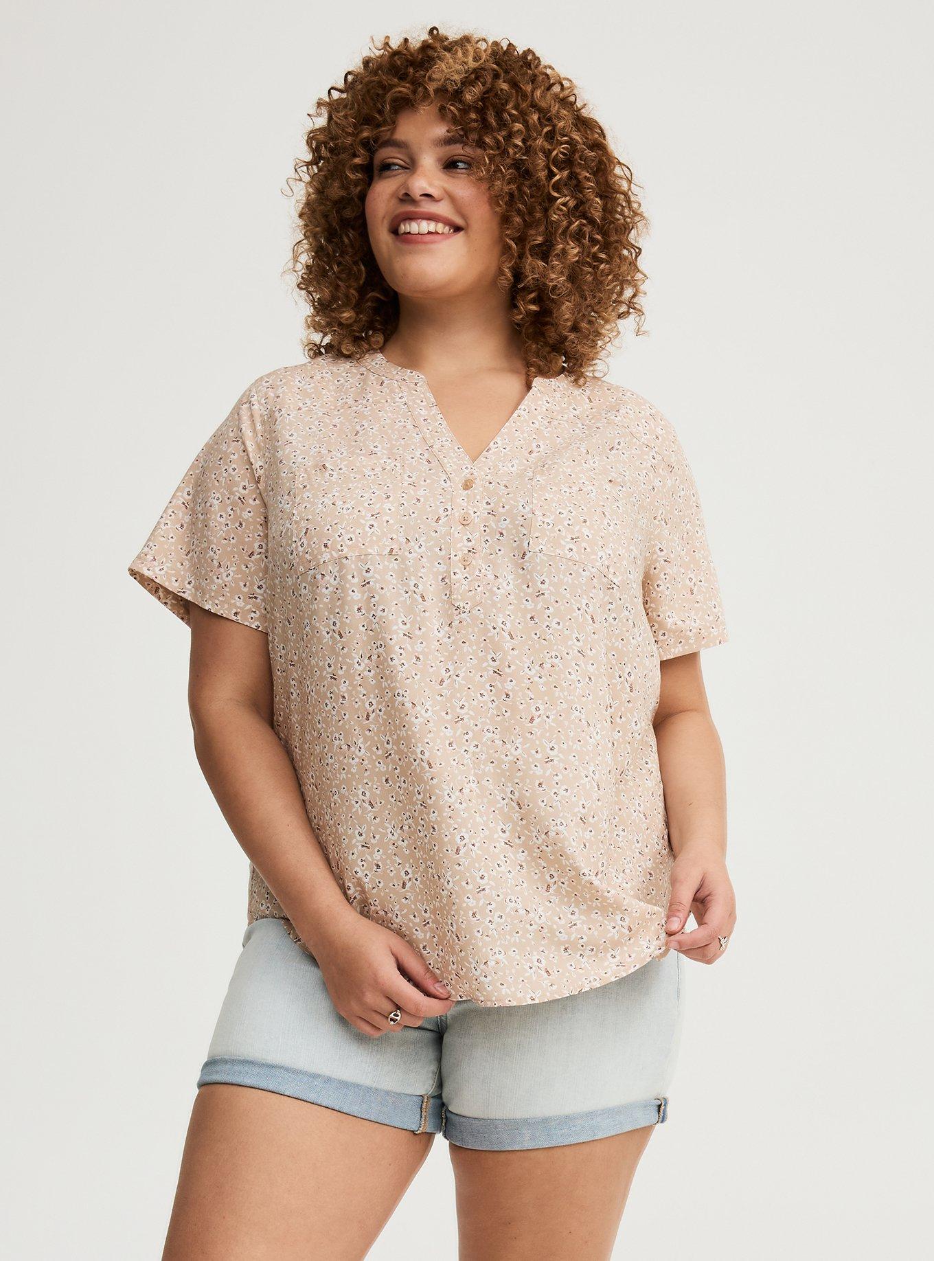 Harper Challis Short Sleeve Blouse