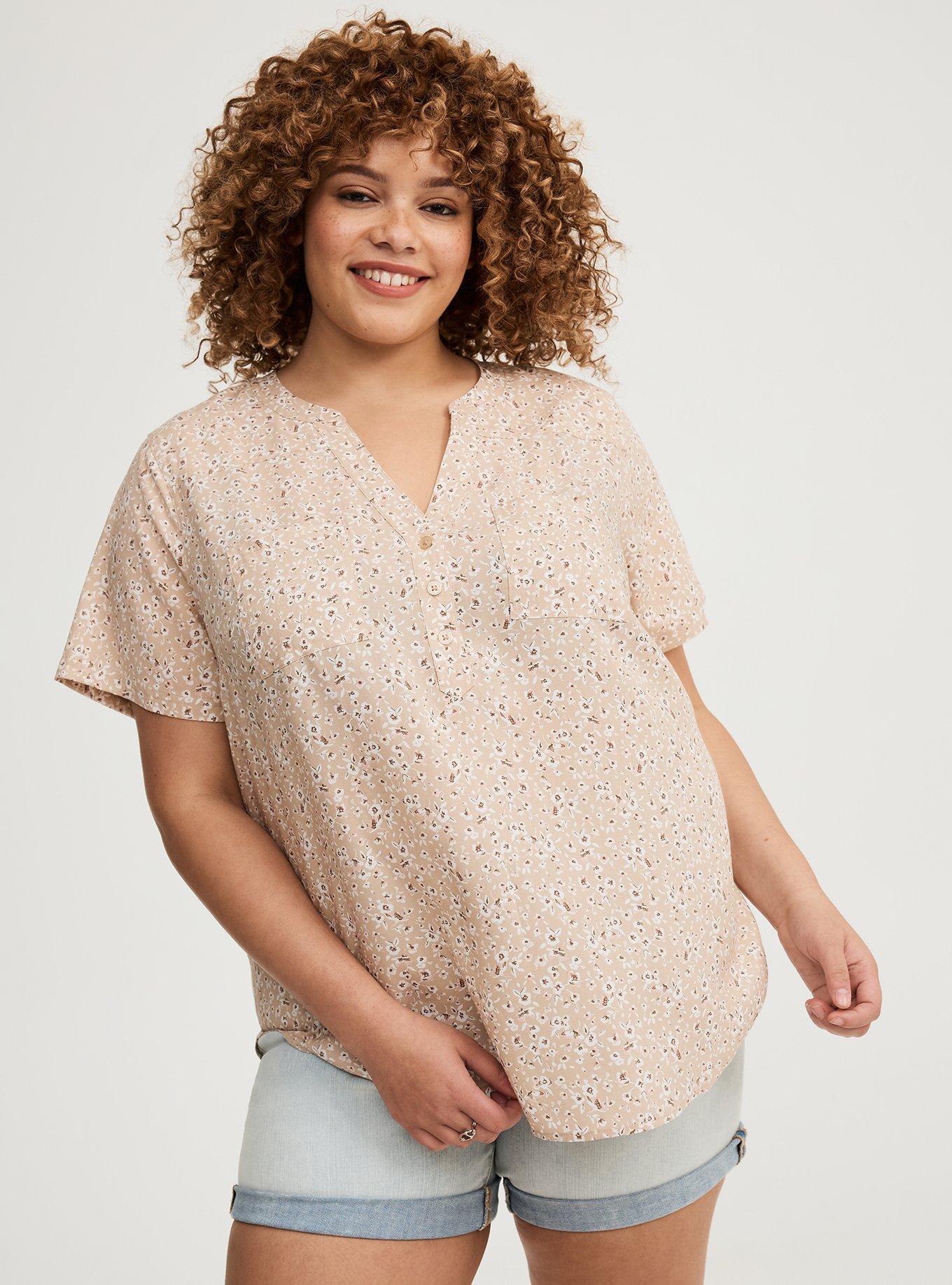 Harper Challis Short Sleeve Blouse