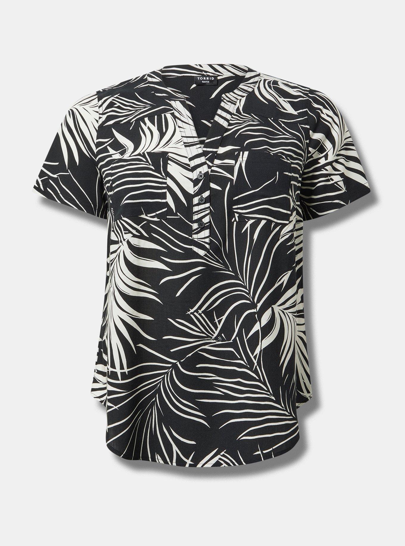 Harper Challis Short Sleeve Blouse