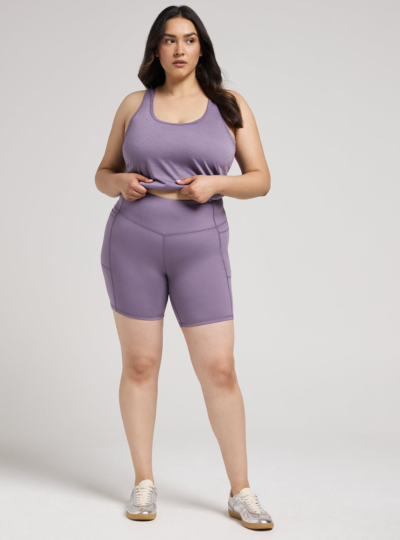 TRU Super Soft Performance Jersey 7'' Active Bike Short, PURPLE SAGE, hi-res