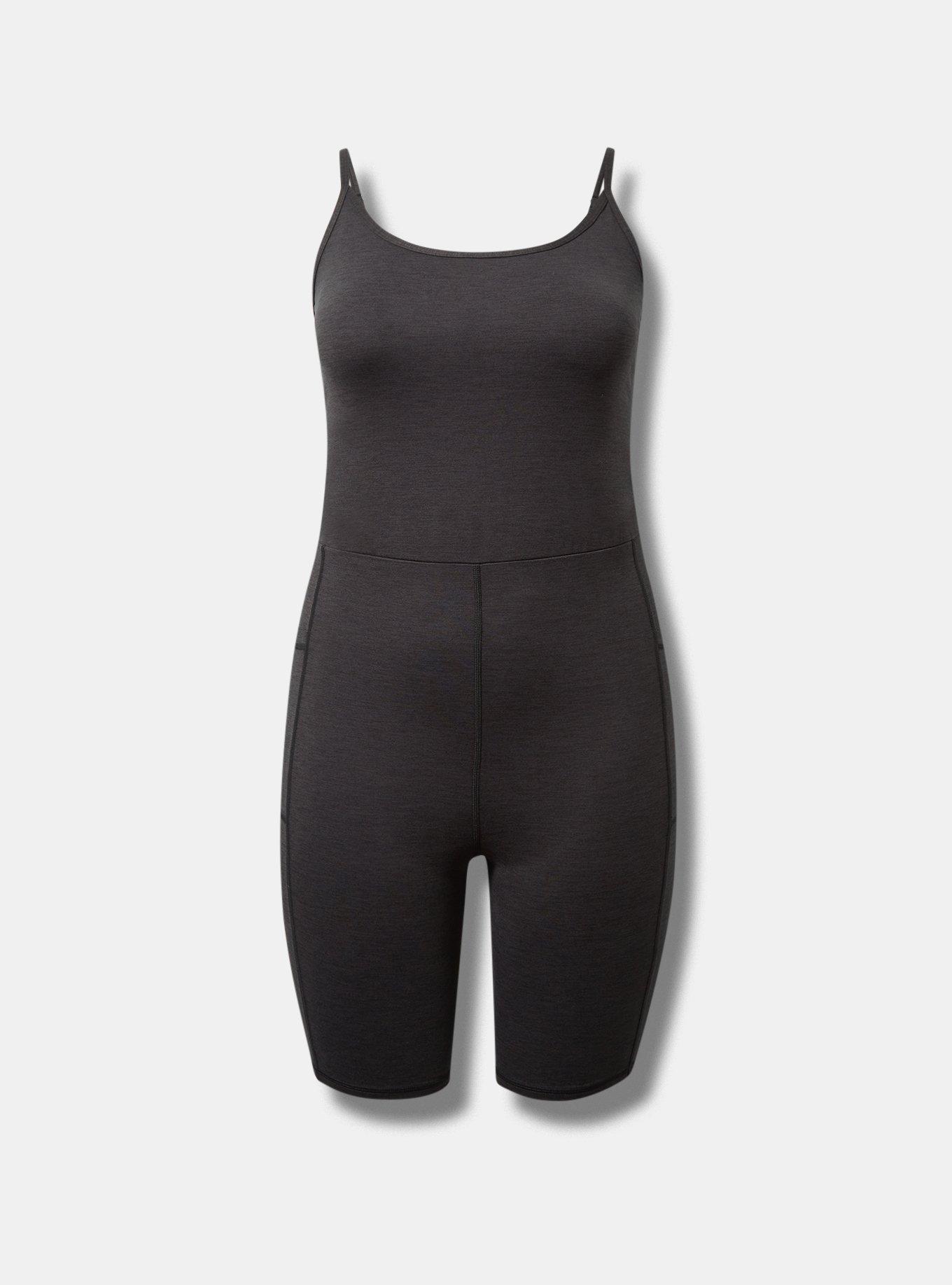 Super Soft Performance Jersey Active Romper With Pockets