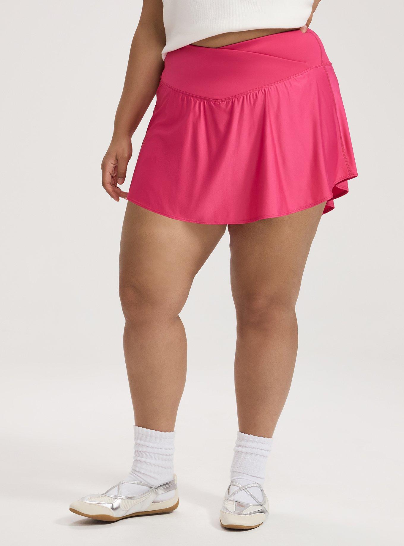 Plus Size - TRU Tech Jersey Active Mini Skirt With Bike Short - Torrid