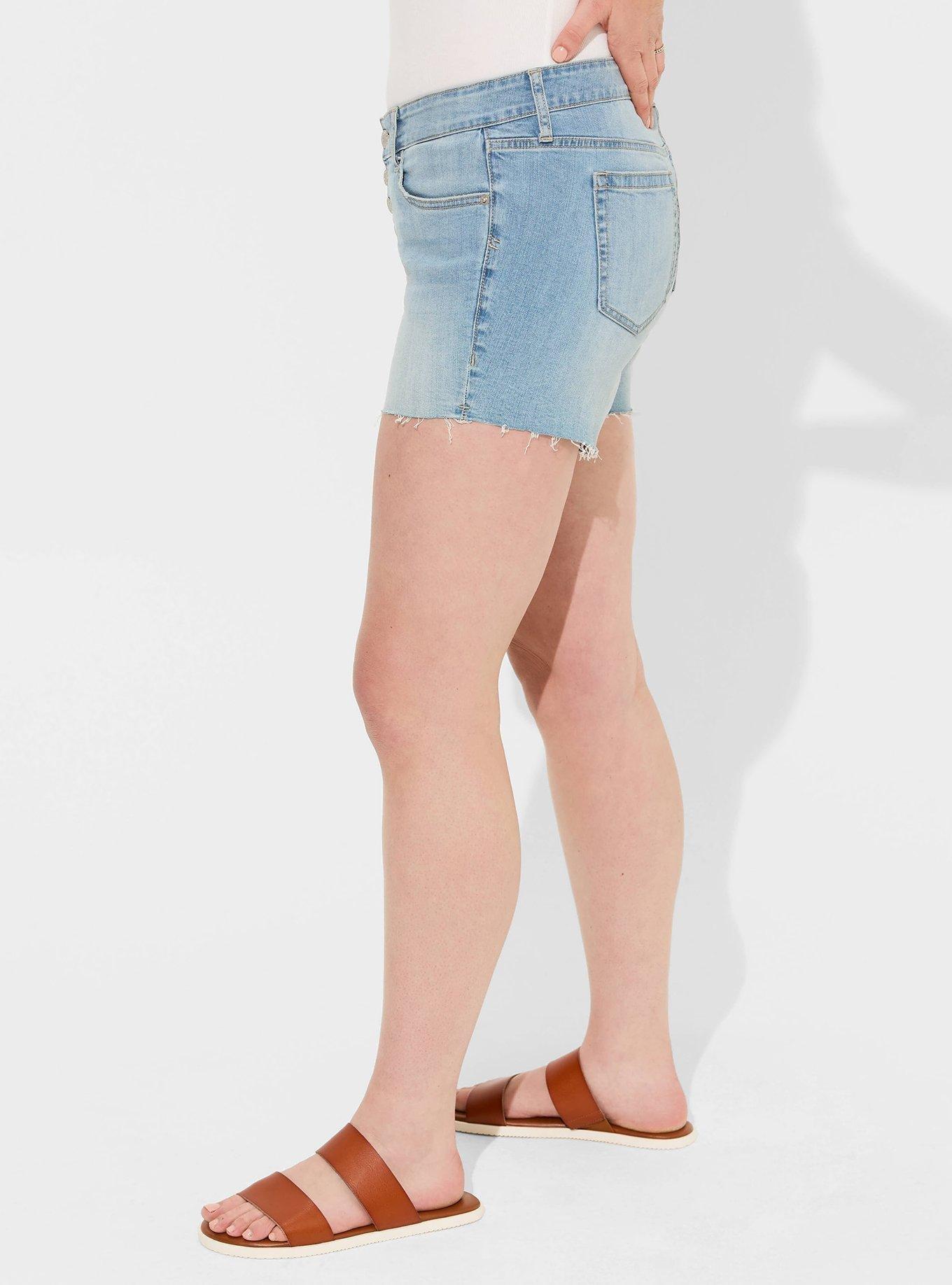 3.5 Inch Perfect Boyfriend Vintage Stretch Mid-Rise Short