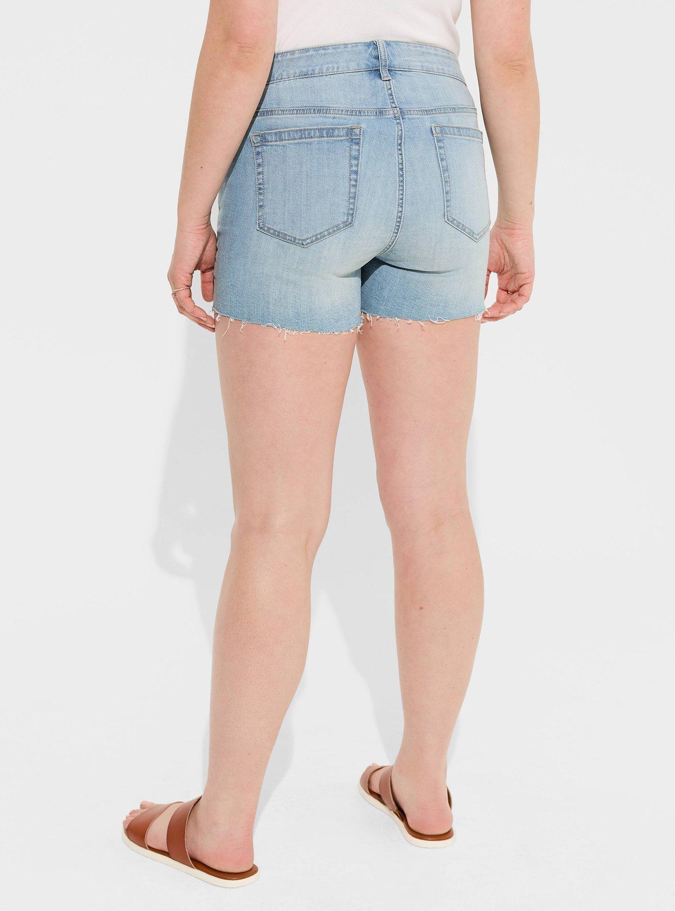 3.5 Inch Perfect Boyfriend Vintage Stretch Mid-Rise Short