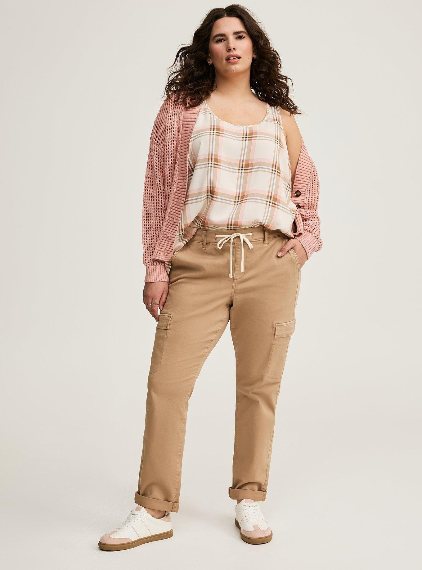 Hi-Low Challis Tank Top