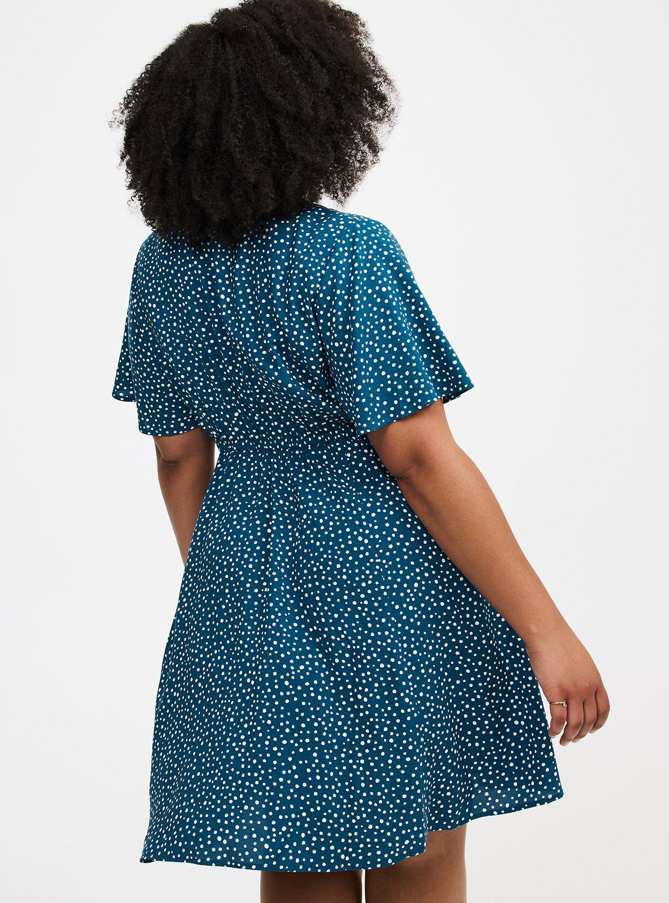 Challis V-Neck Mini Dress