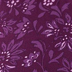 V-Neck Elastic Waist Mini Dress, FLOATING ON JACOBIEN PURPLE, swatch