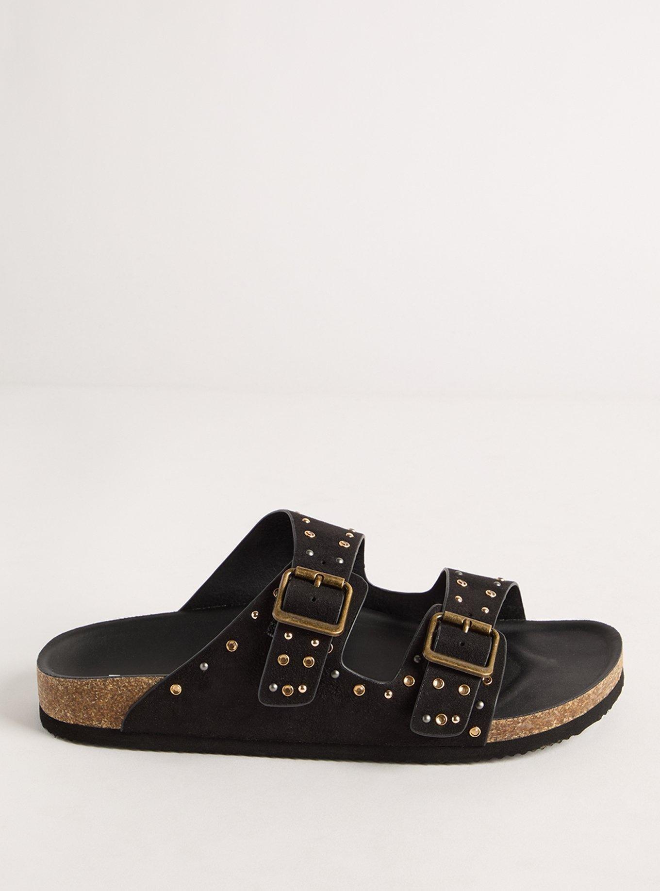 Studded Embellished Footbed Slide (WW