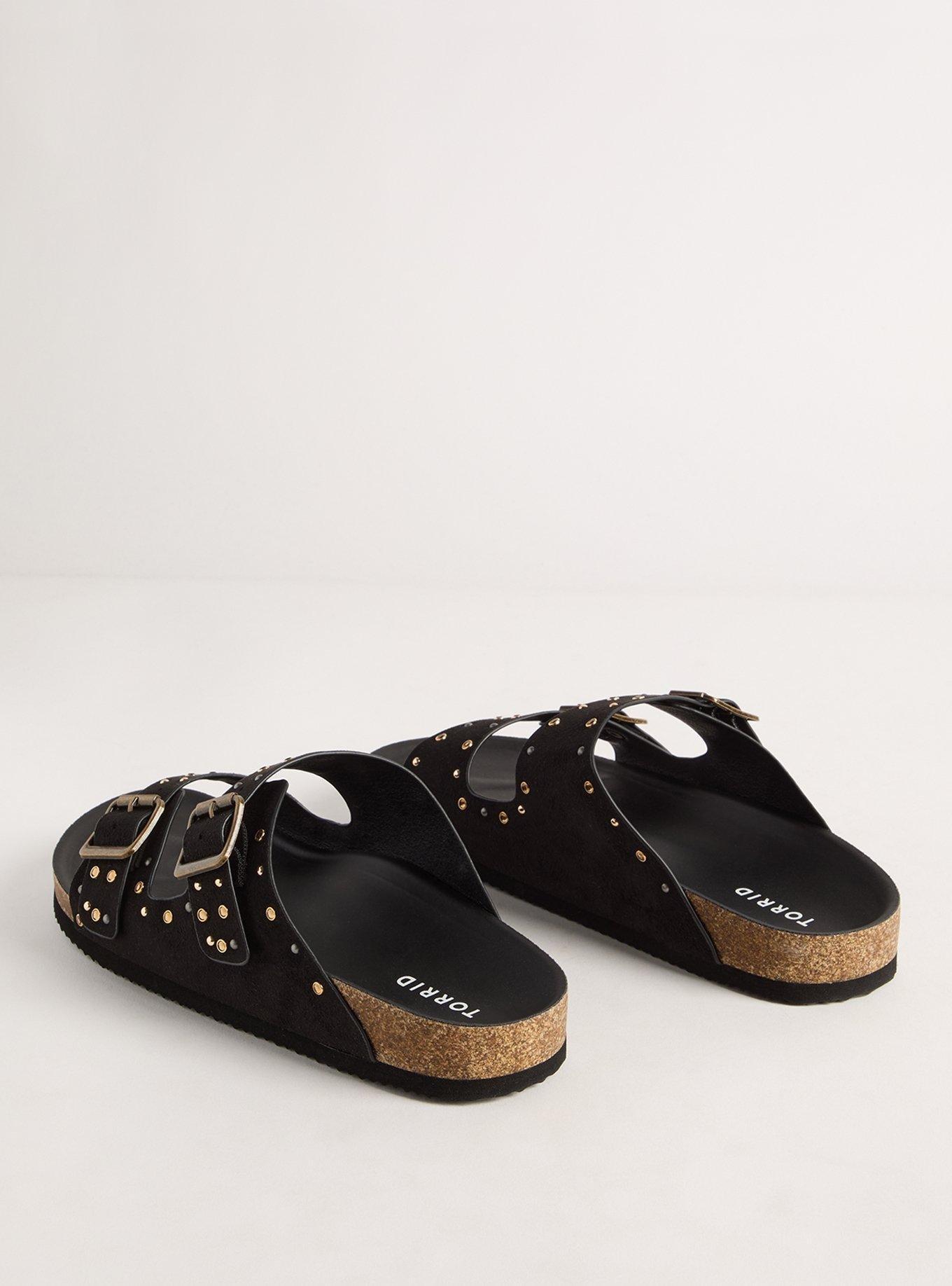 Studded Embellished Footbed Slide (WW