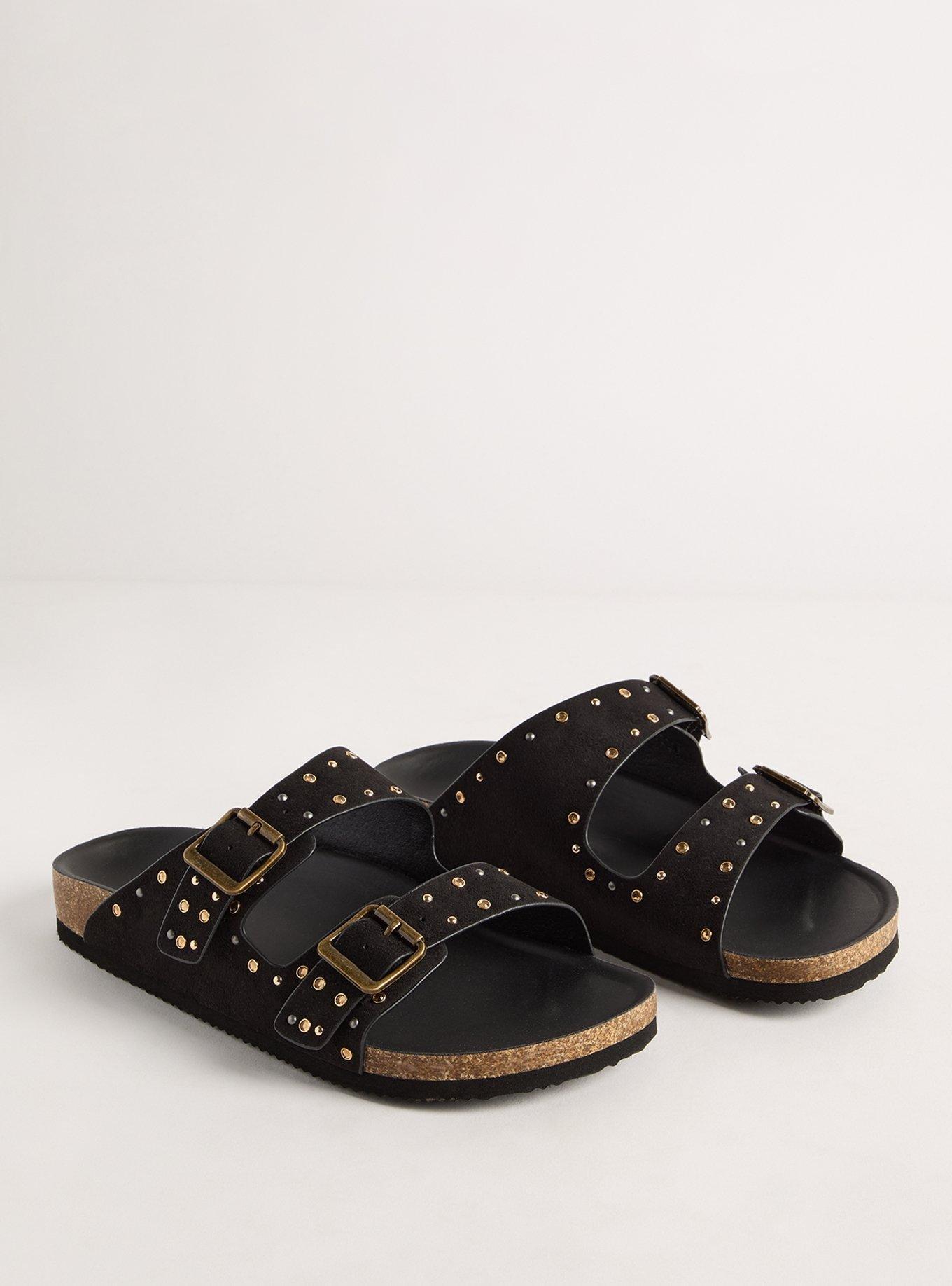 Studded Embellished Footbed Slide (WW