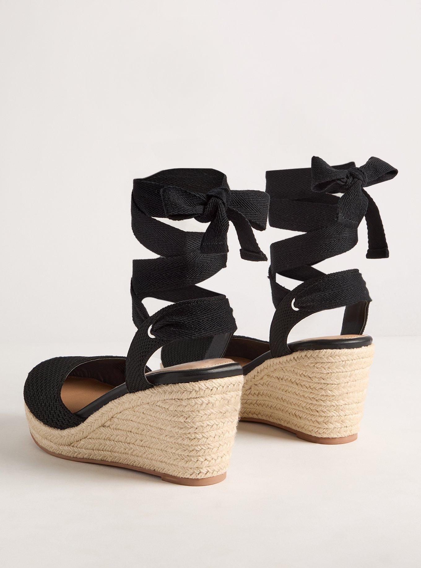 Ankle Wrap Espadrille Wedge (WW