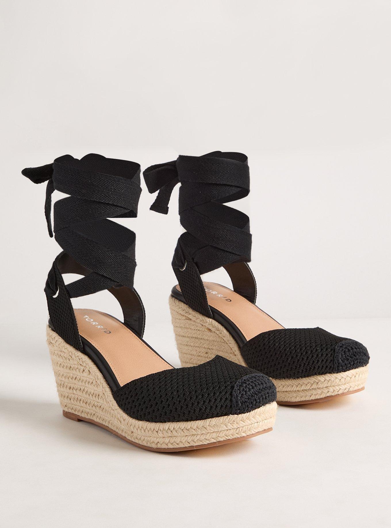 Ankle Wrap Espadrille Wedge (WW