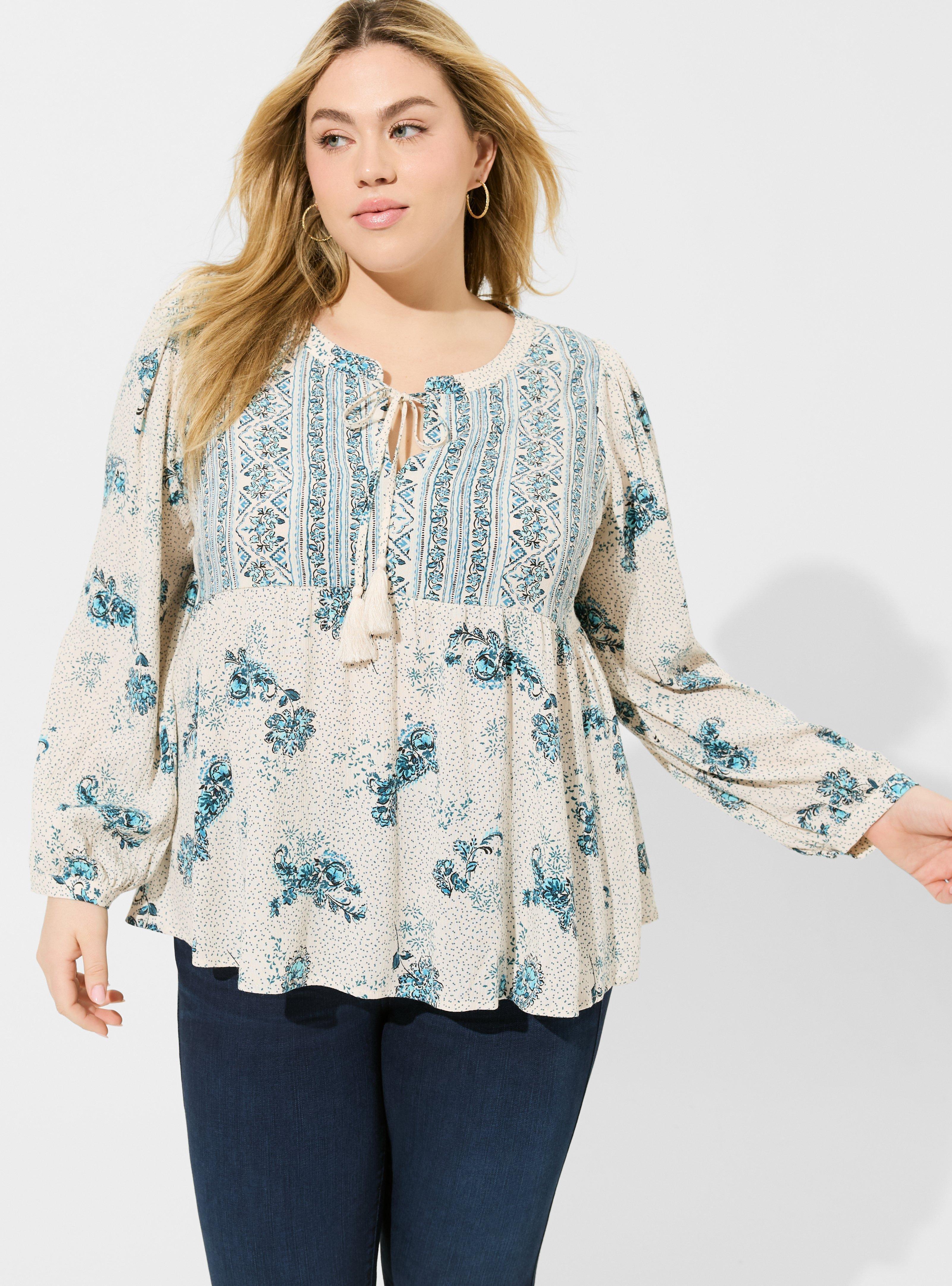 Gauze Boho Long Sleeve Blouse