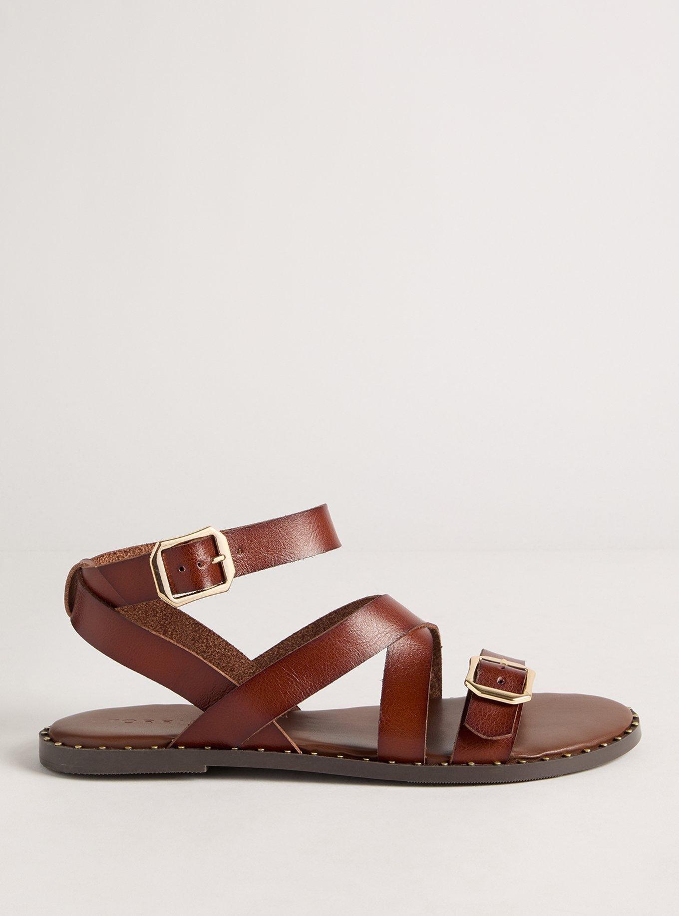 Strappy Buckle Gladiator Sandal (WW