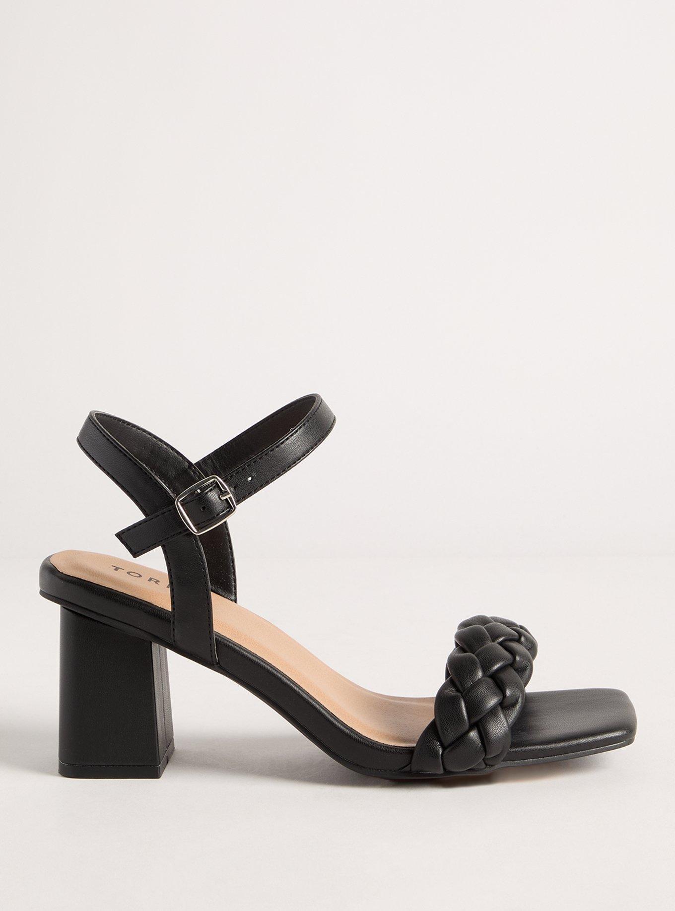 Braided Single Band Block Heel (WW)