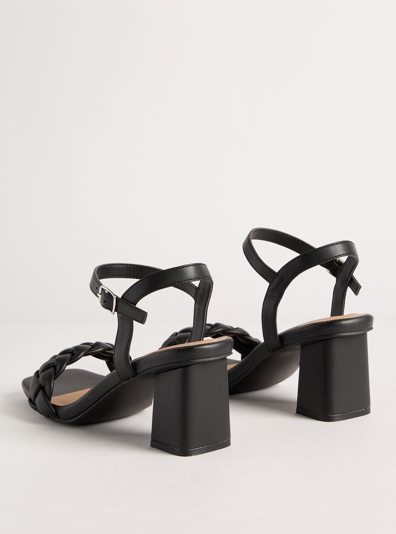 Braided Single Band Block Heel (WW)