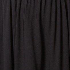 Midi Challis Sleeveless A-Line Dress, DEEP BLACK, swatch