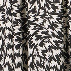 A-Line Midi Dress, WHIRLWIND BLACK, swatch