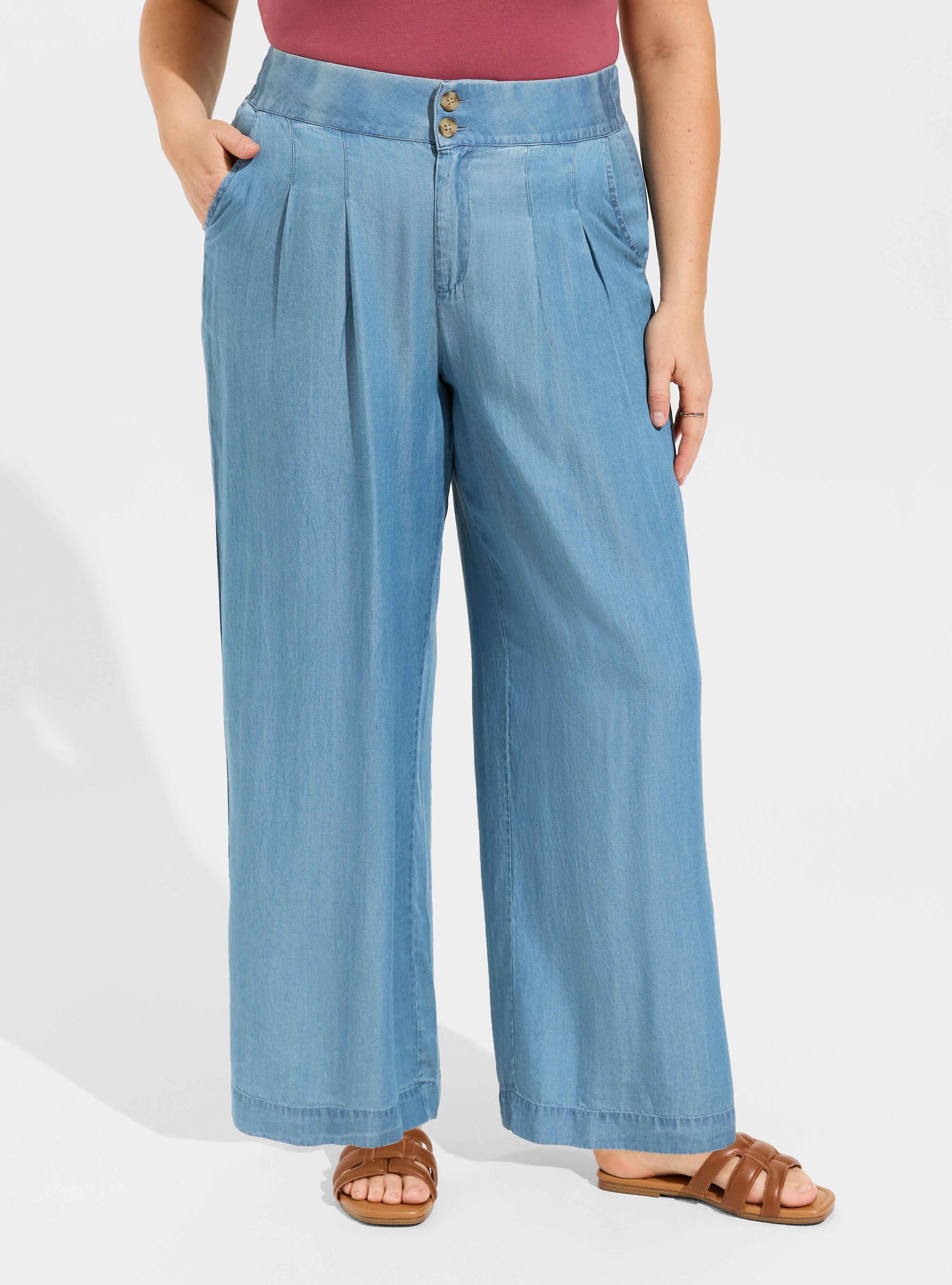 Wide Leg Lightweight Tencel Pant