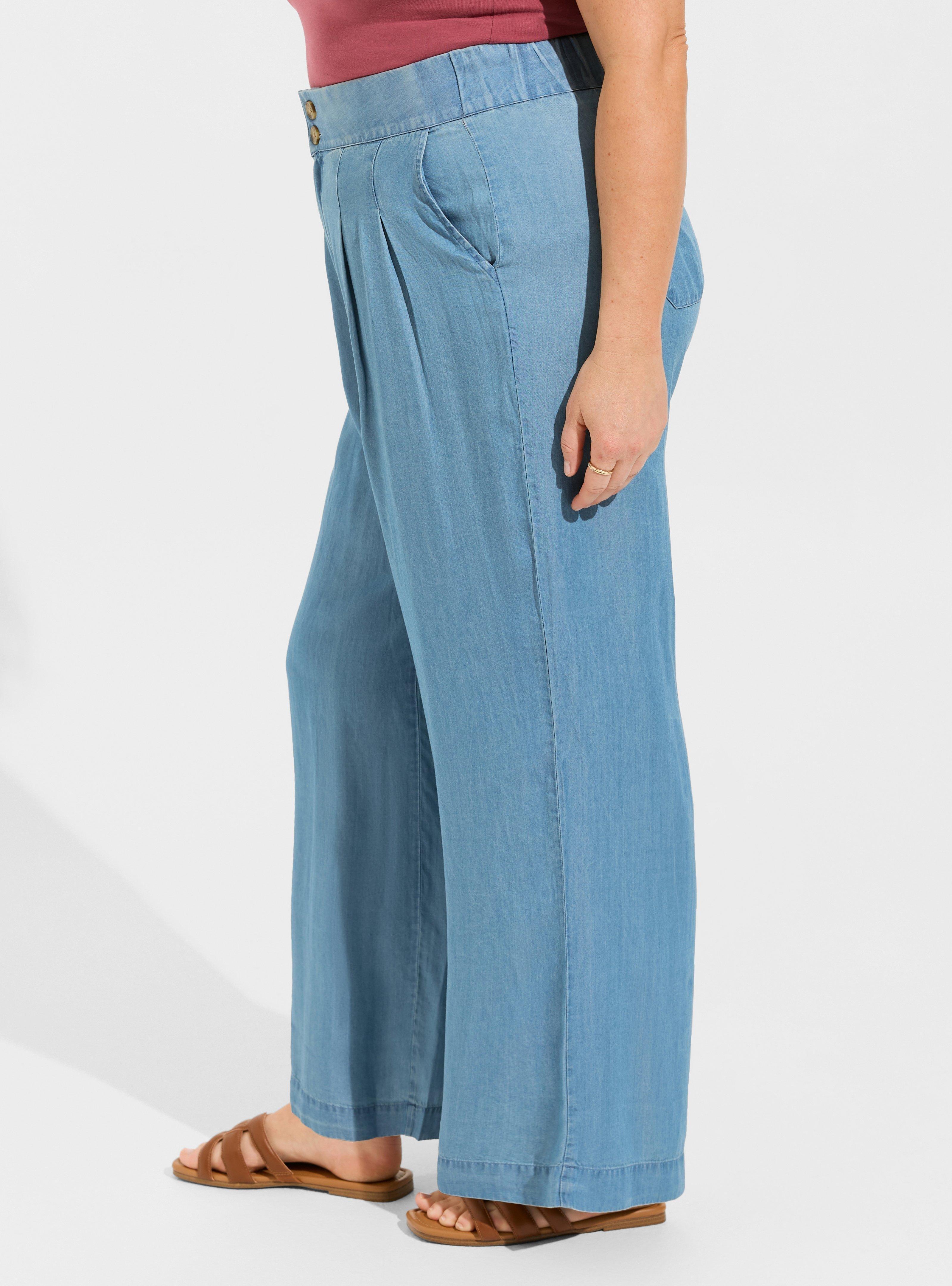 Wide Leg Lightweight Tencel Pant