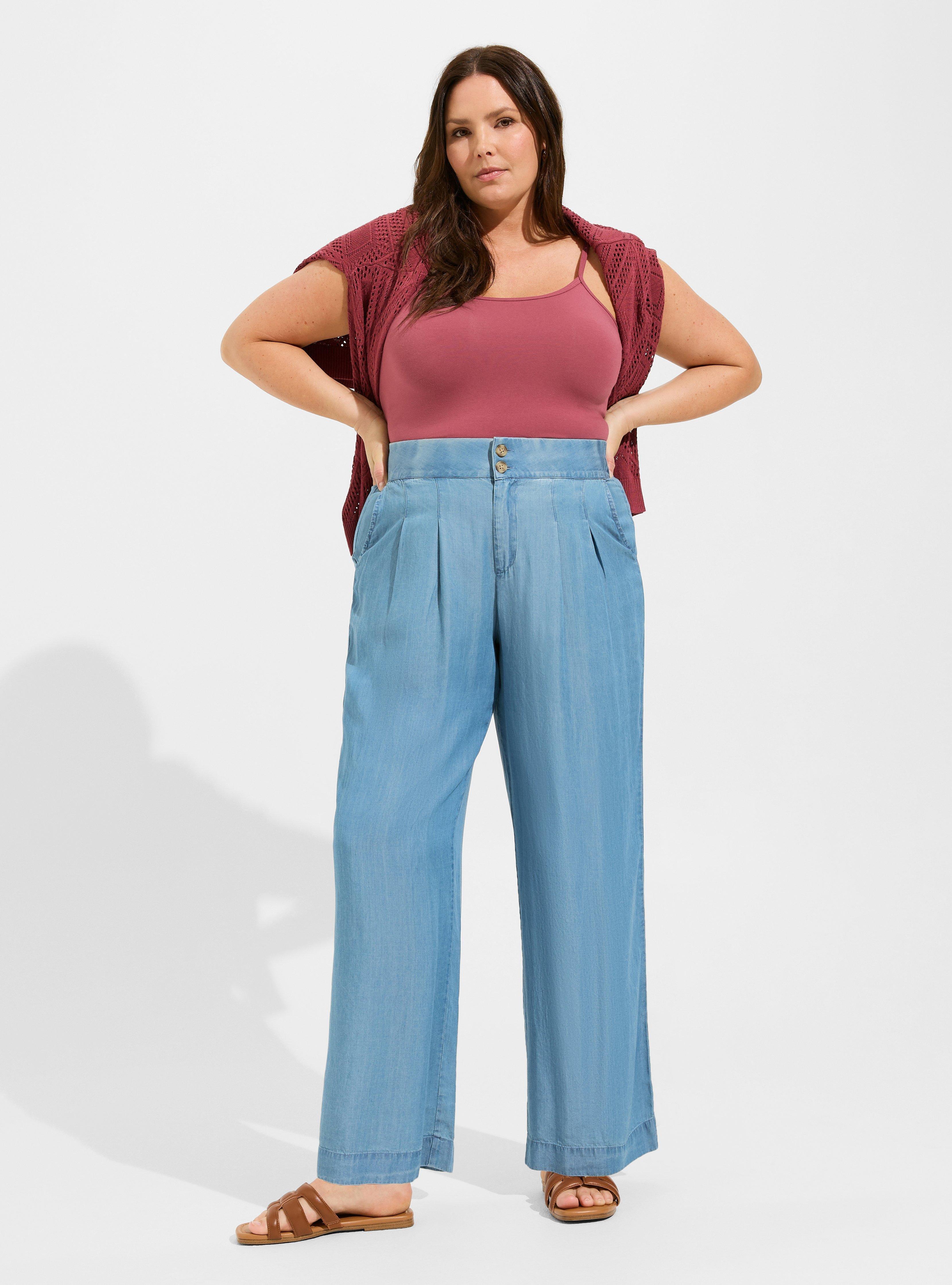 Wide Leg Lightweight Tencel Pant