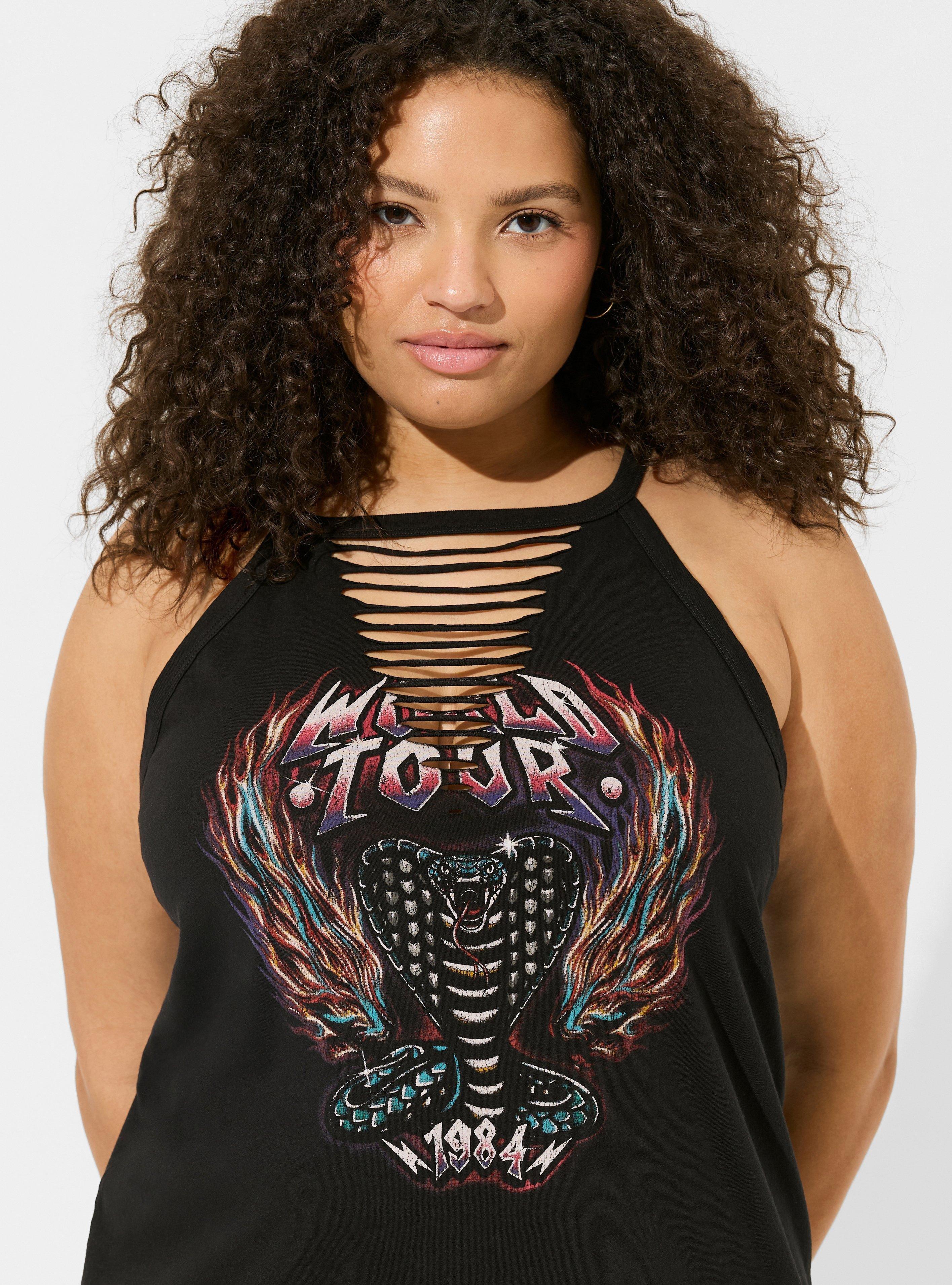 Flame Cobra Heritage Jersey Hi-Neck Slash Cami