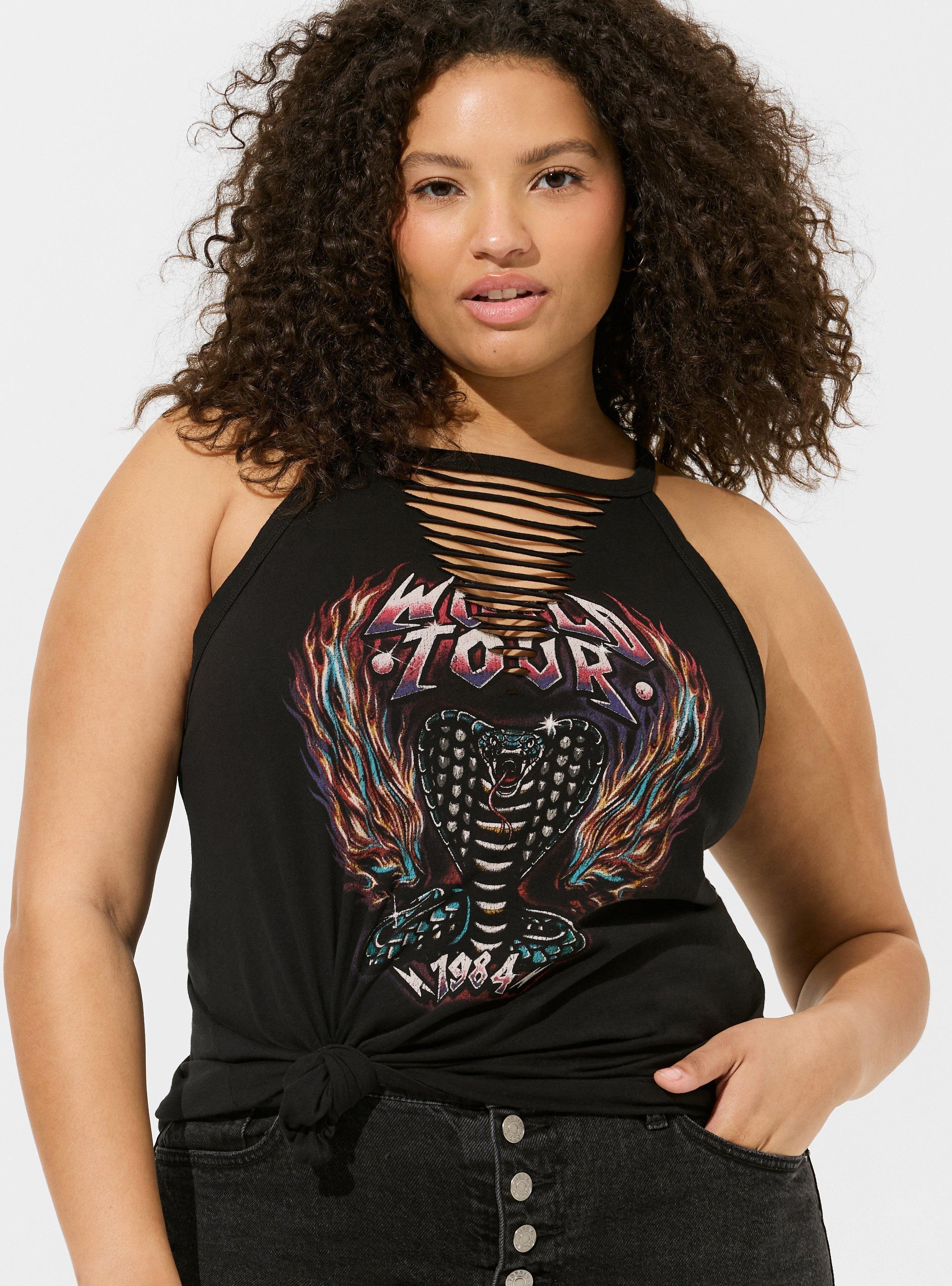 Flame Cobra Heritage Jersey Hi-Neck Slash Cami