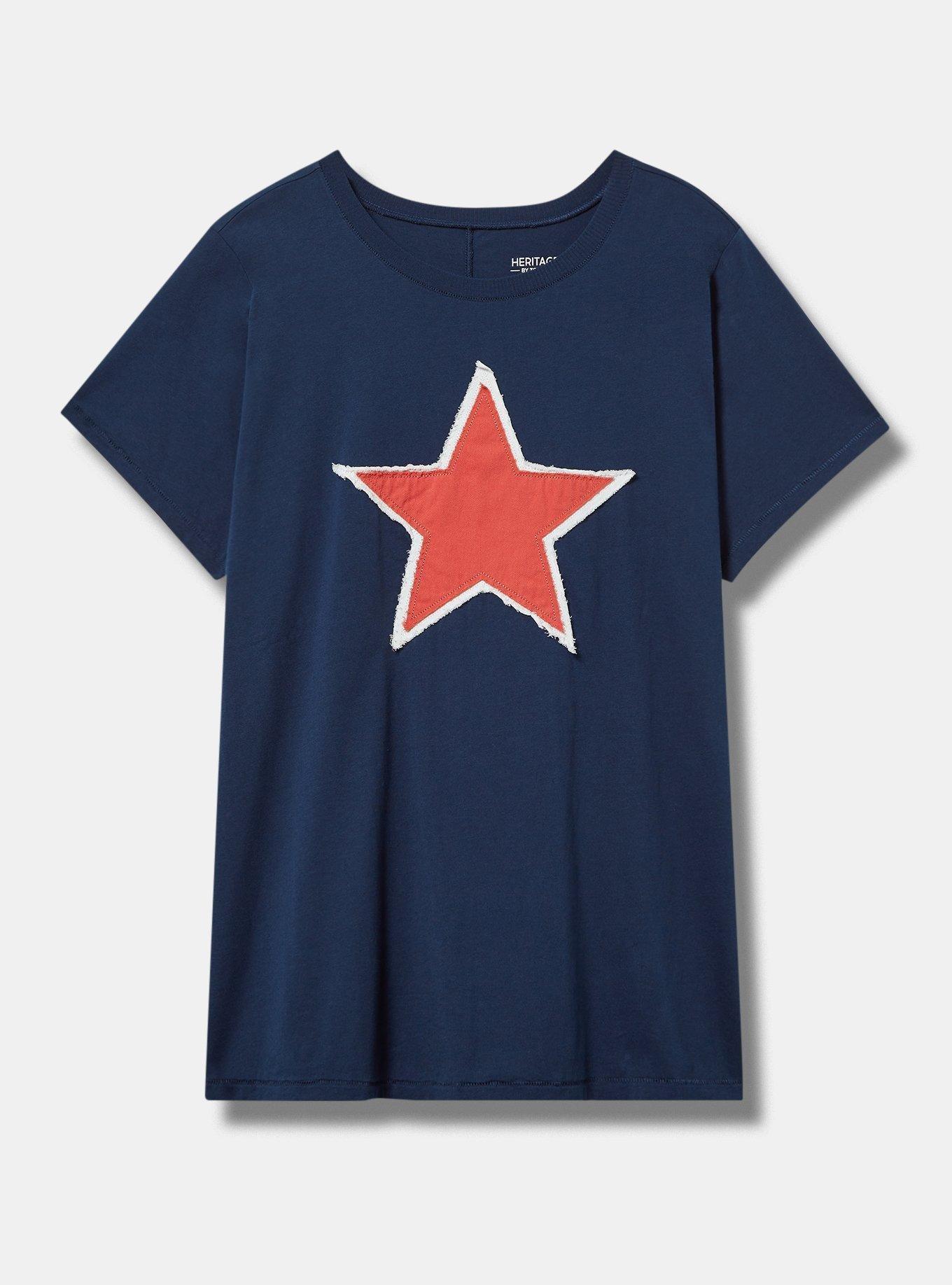 USA Appliqué Classic Fit Heritage Jersey Tee