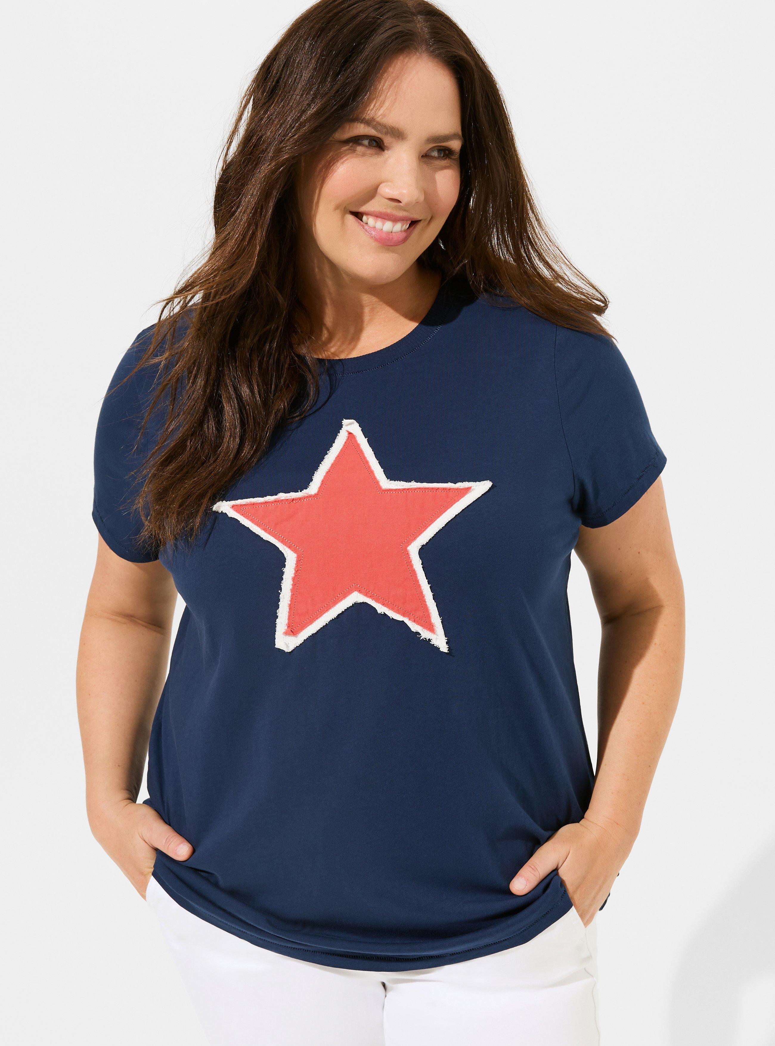 USA Appliqué Classic Fit Heritage Jersey Tee