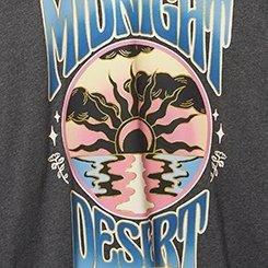 Midnight Desert Relax Heritage Jersey Crew Tee, CHARCOAL HEATHER GREY, swatch