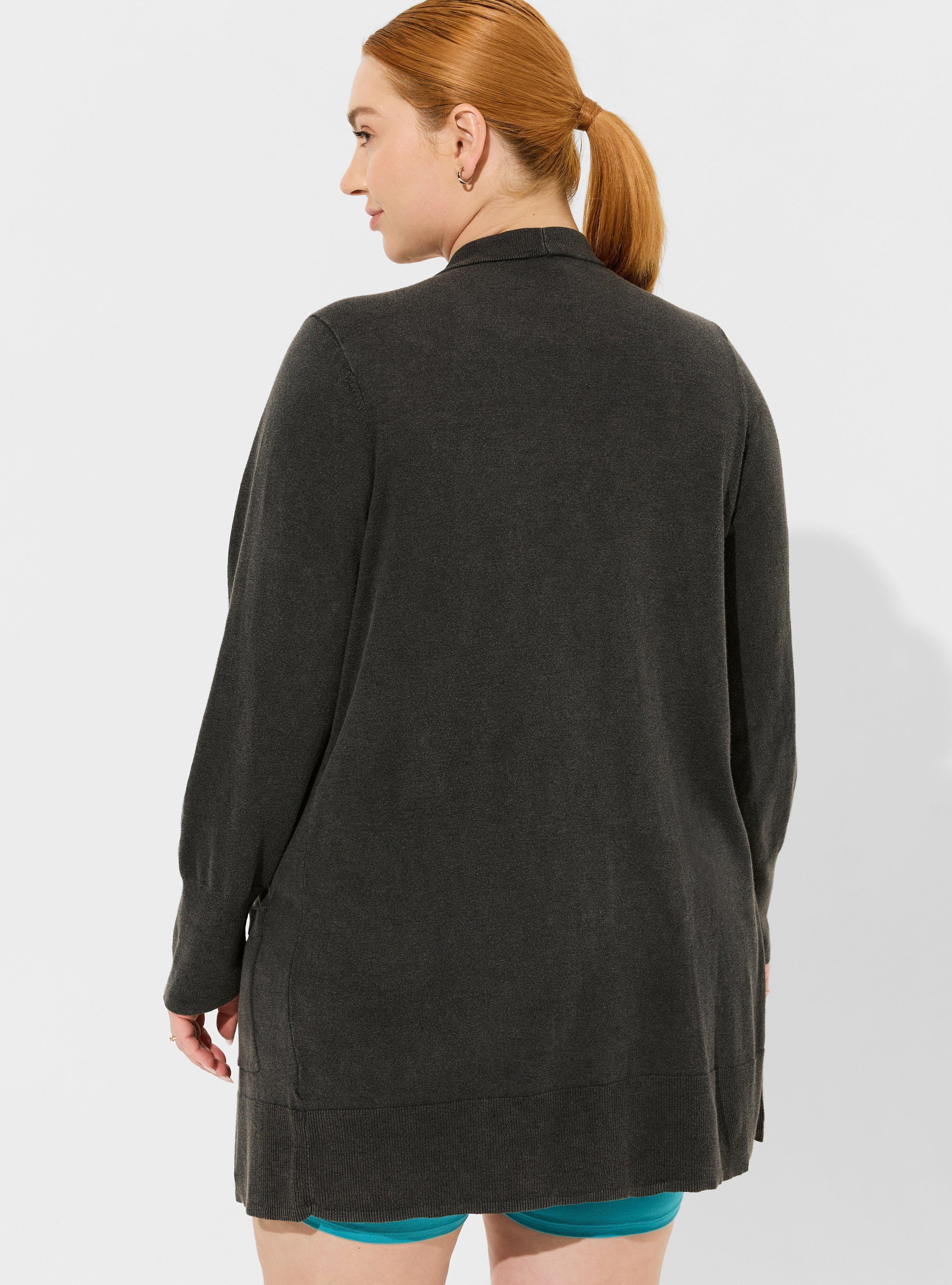 Cotton Longline Boyfriend Sweater