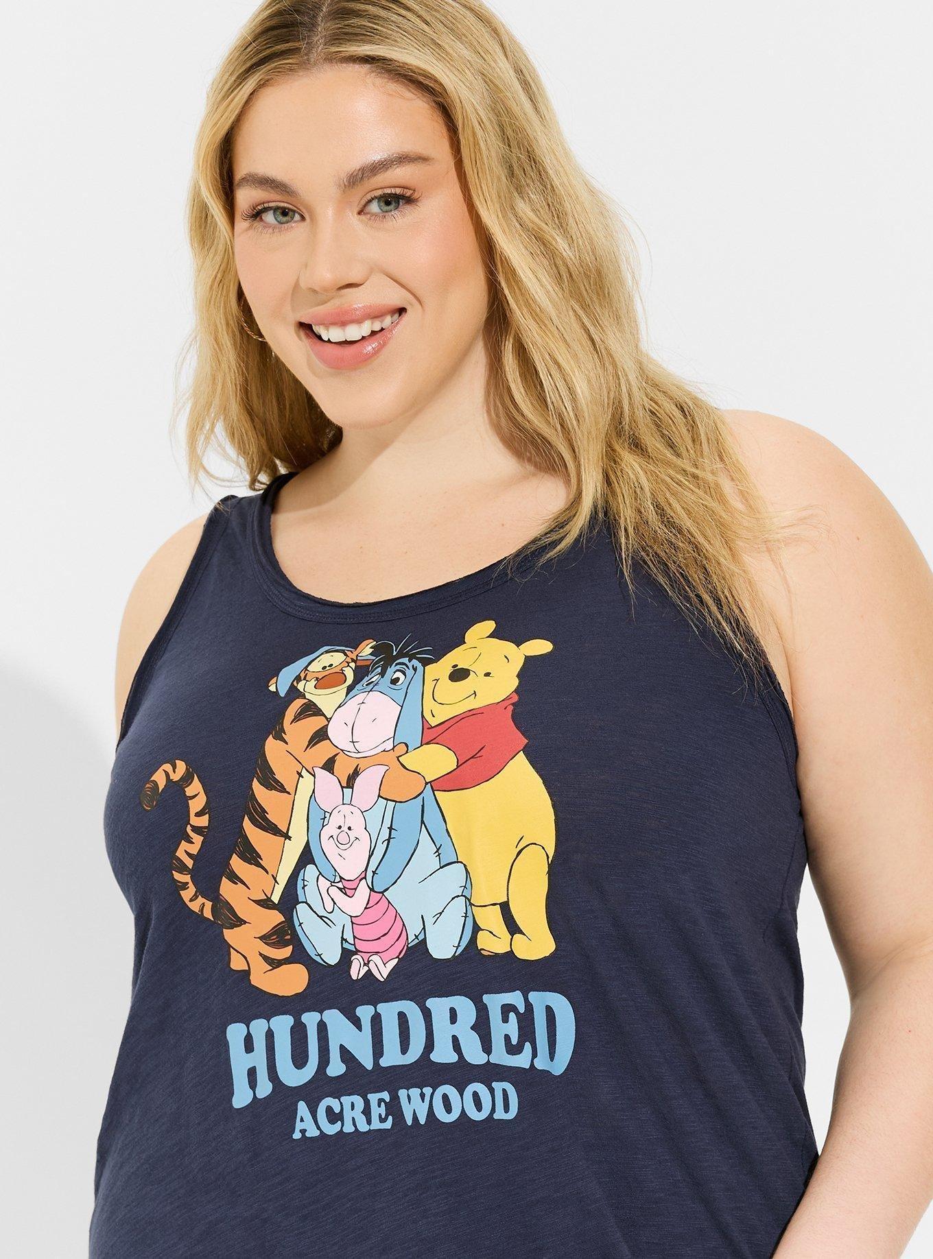 Disney Winnie The Pooh Cotton Raw Edge Tank