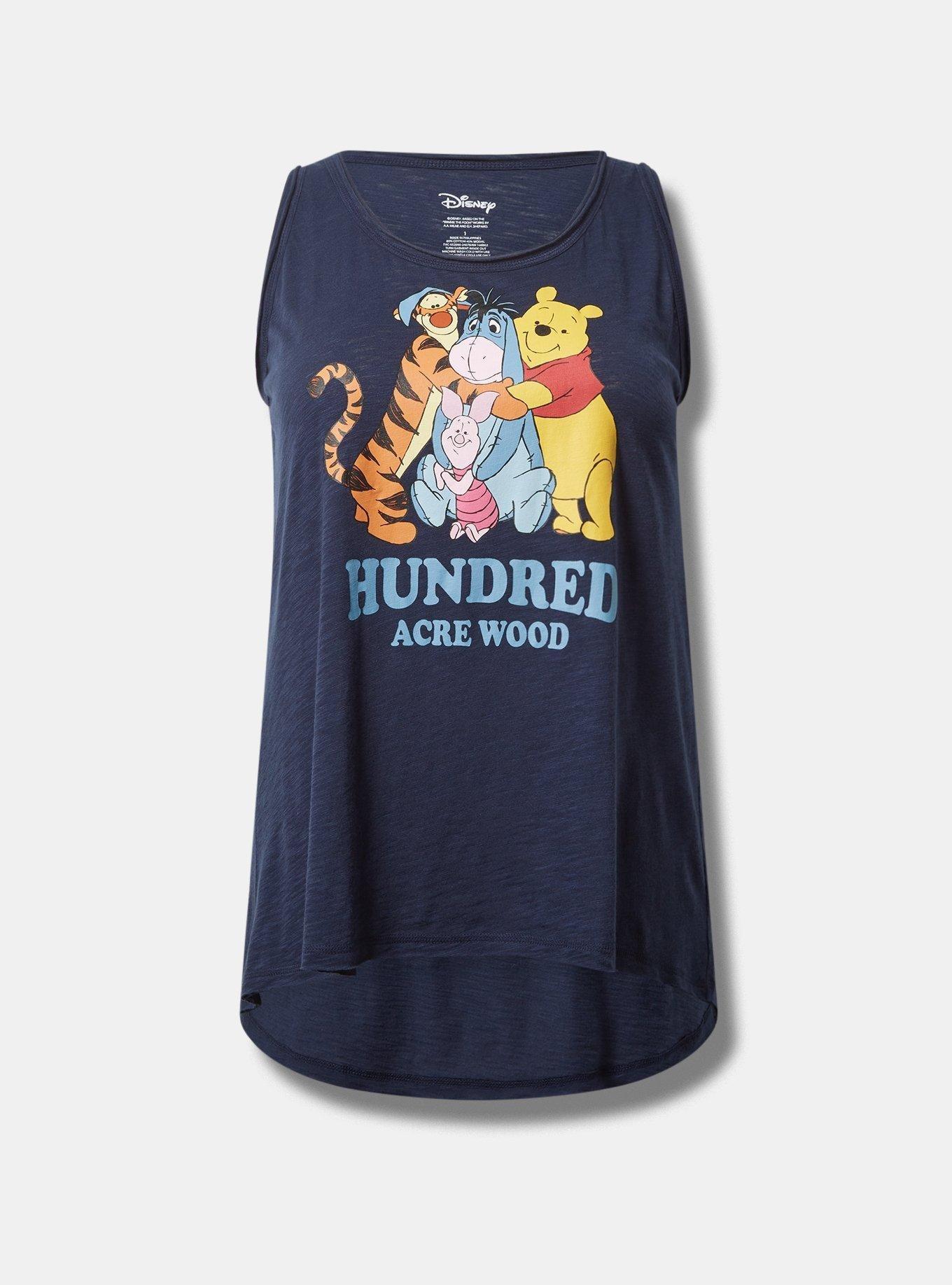 Disney Winnie The Pooh Cotton Raw Edge Tank