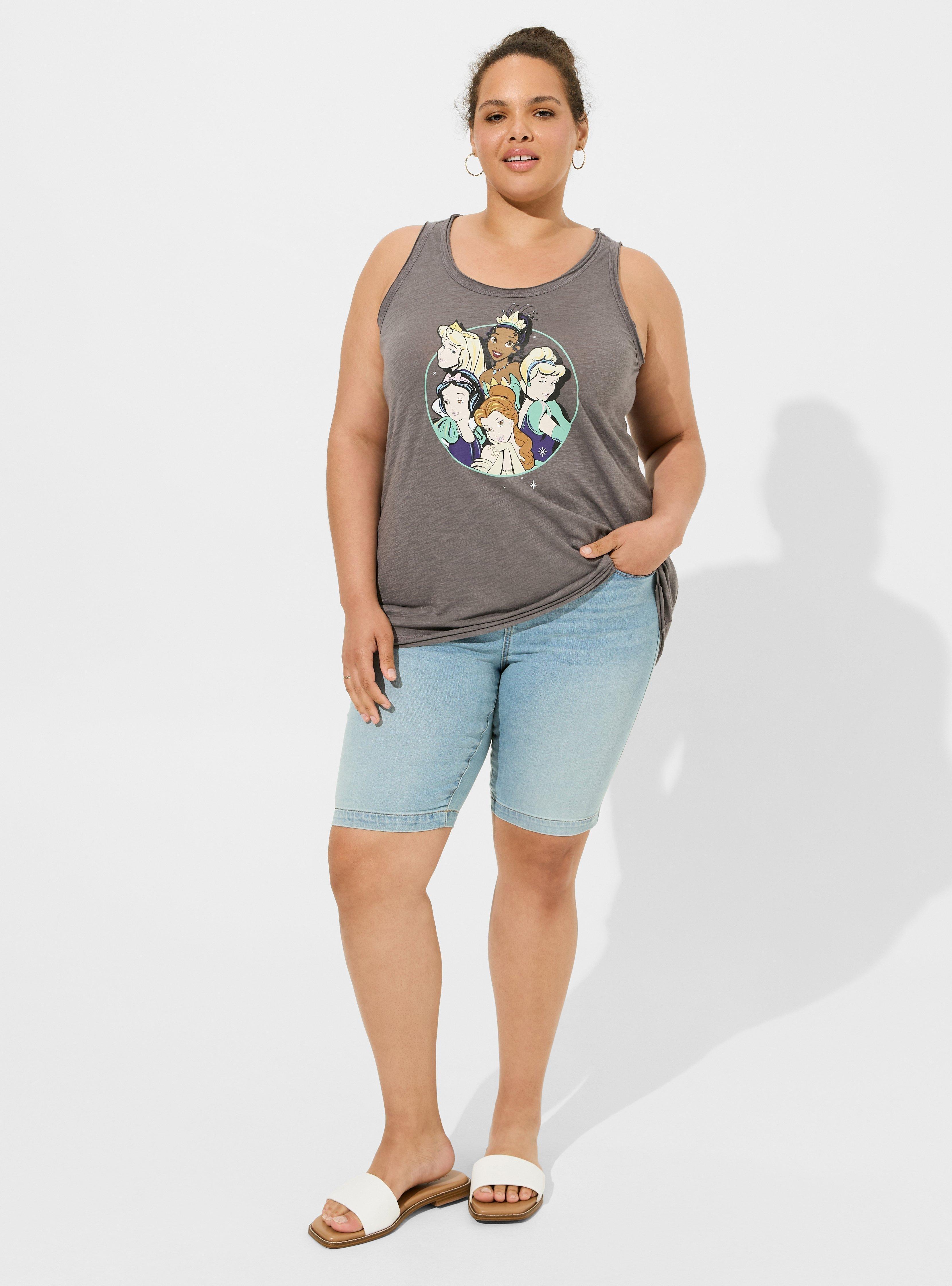 Disney Princesses Cotton Raw Edge Tank