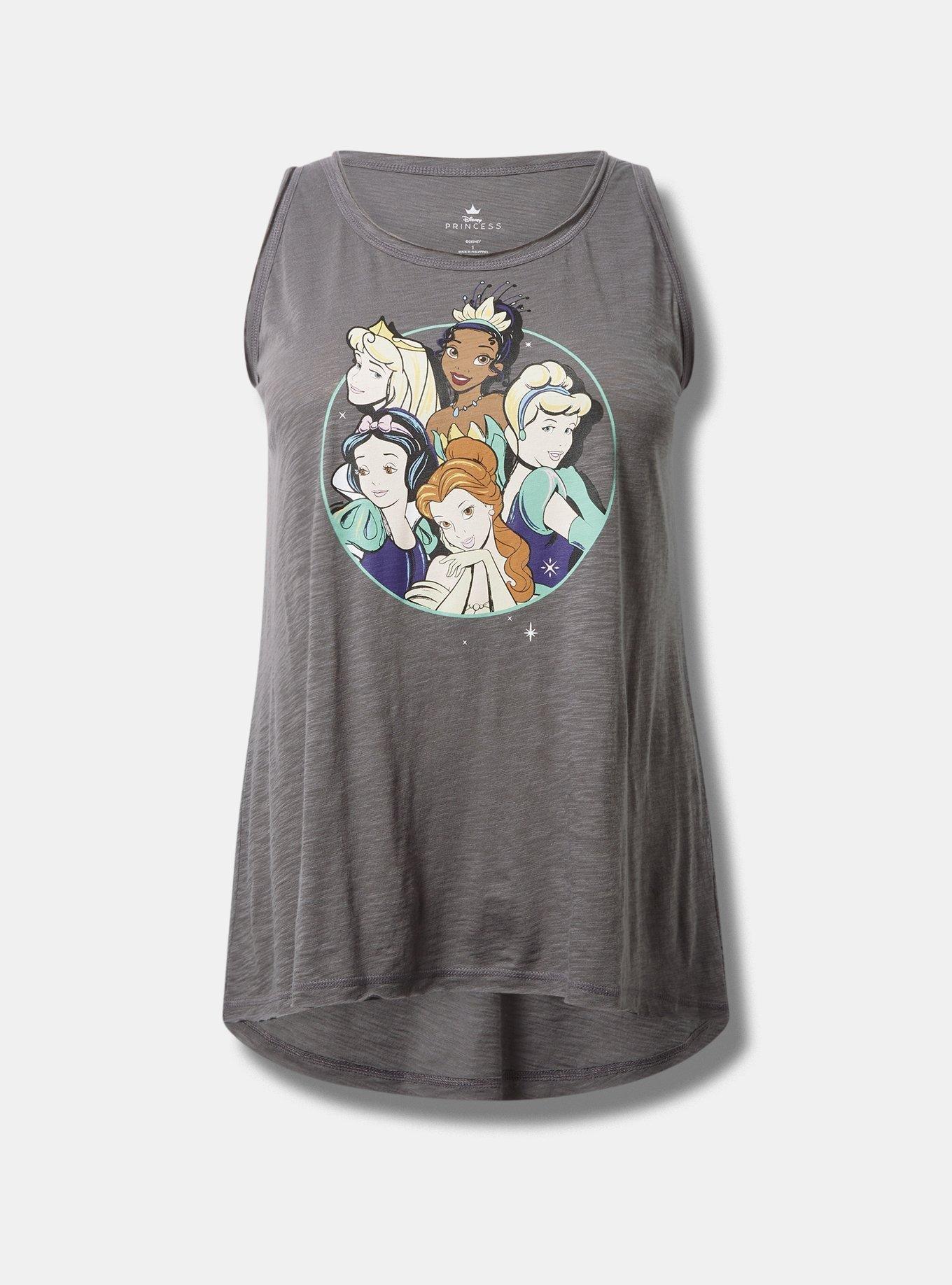 Disney Princesses Cotton Raw Edge Tank