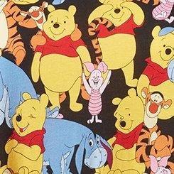 Disney Winnie The Pooh Cotton Roll Sleeve Top, MULTI PRINT, swatch