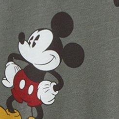 Disney Mickey Mouse Cotton Roll Sleeve Top , MULTI PRINT, swatch