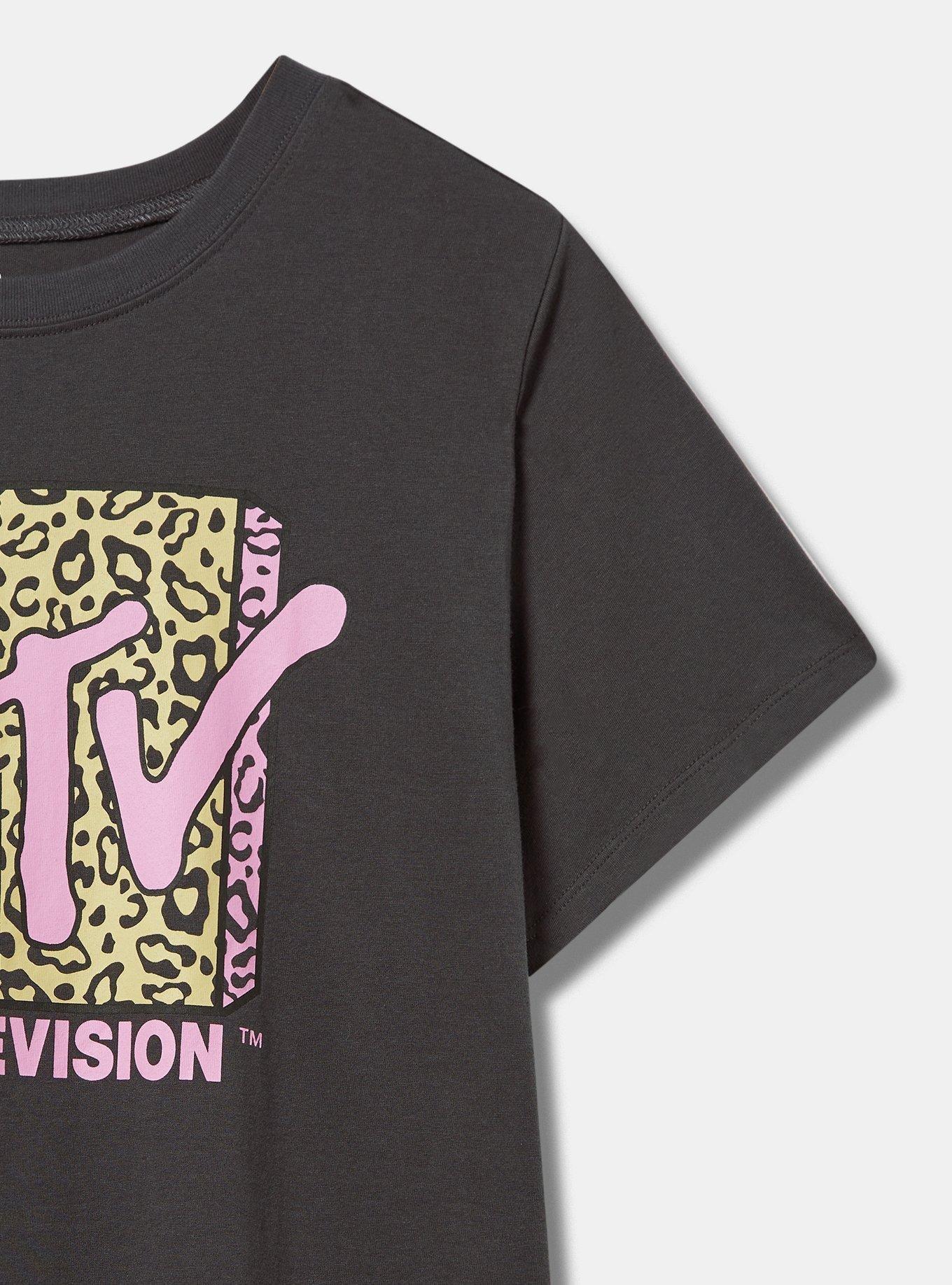 MTV Classic Fit Cotton Crew Tee