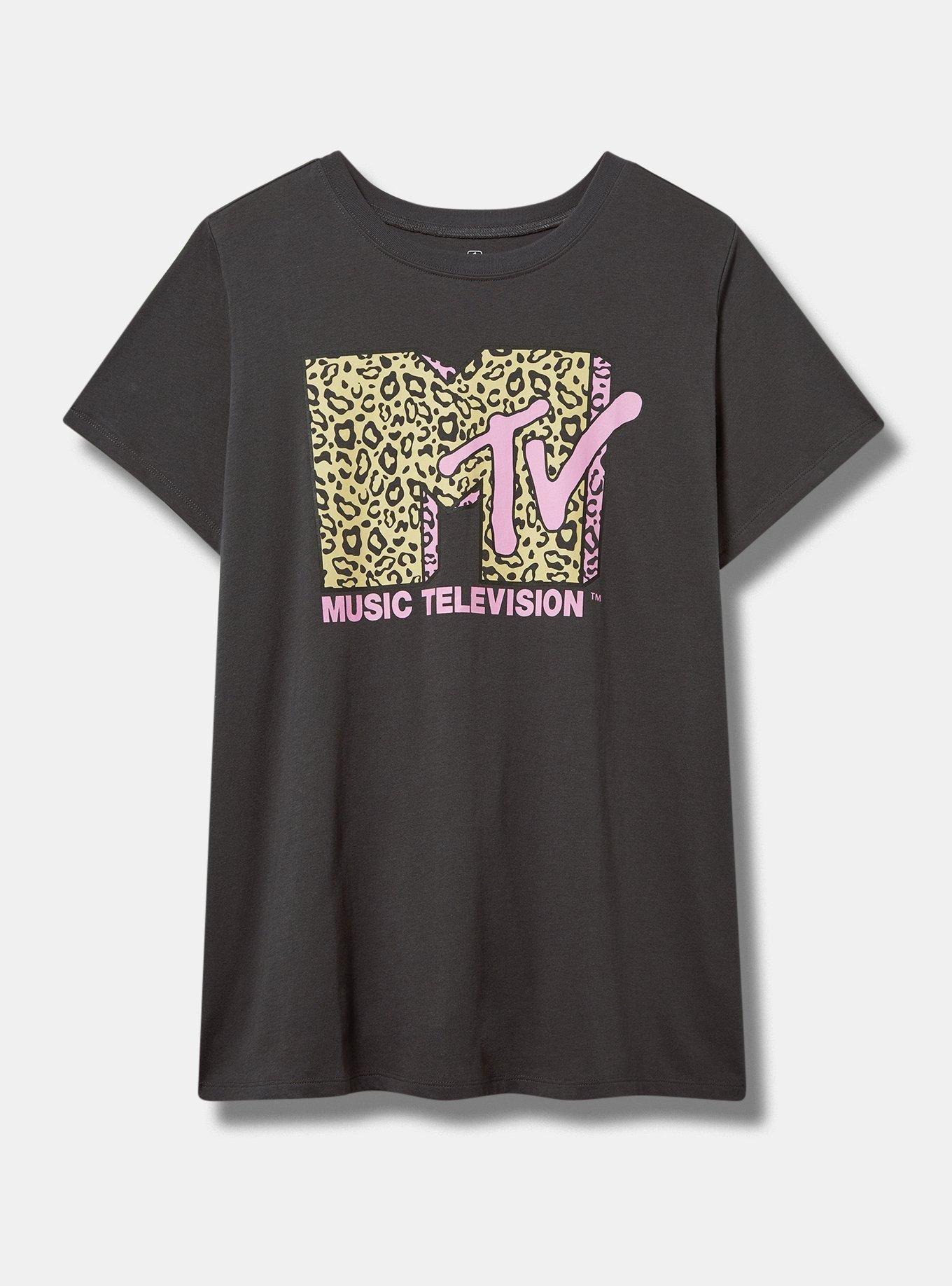 MTV Classic Fit Cotton Crew Tee