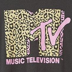 MTV Classic Fit Cotton Crew Tee, PHANTOM, swatch