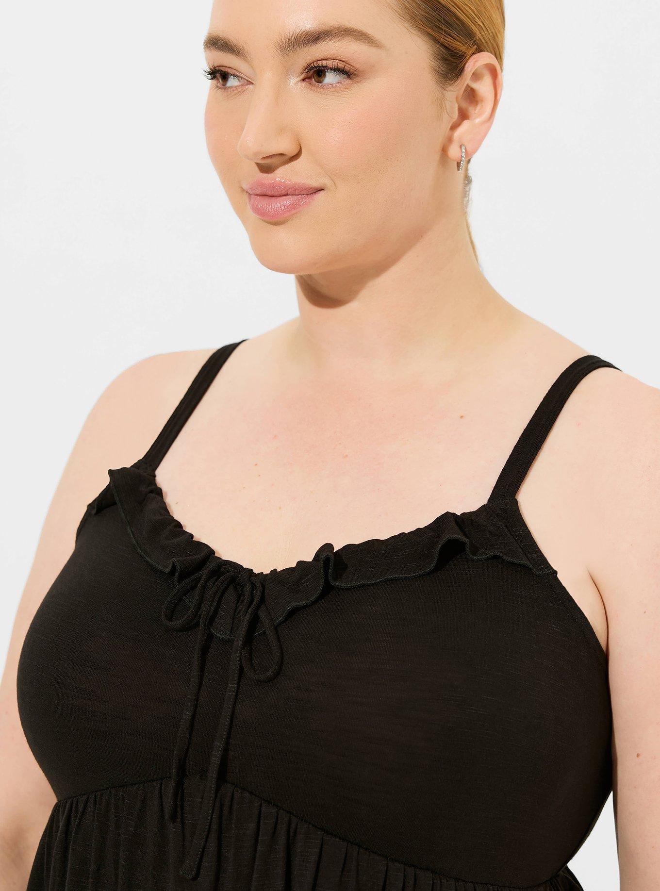 Tiered Ruffle Babydoll Top