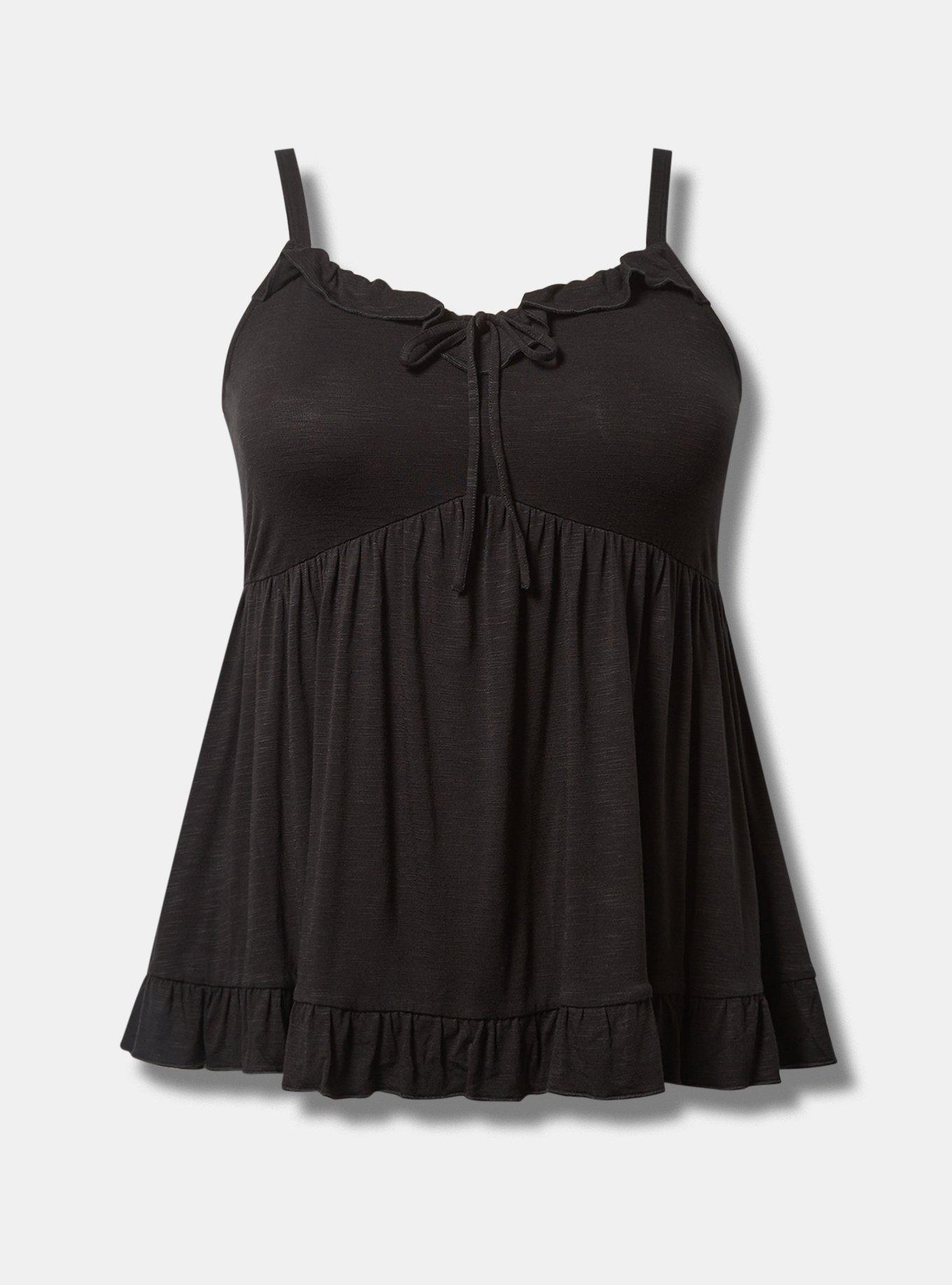Tiered Ruffle Babydoll Top