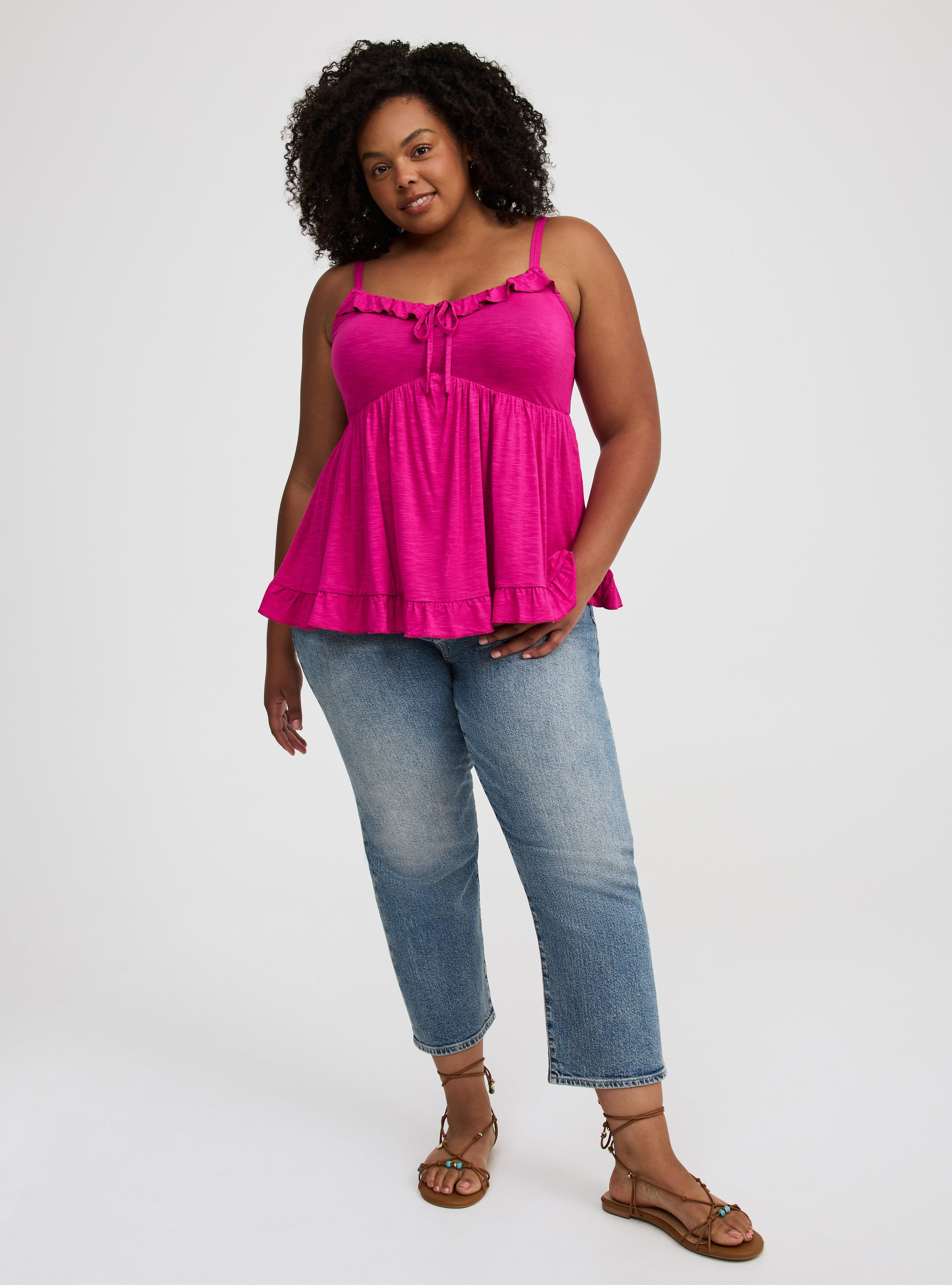 Tiered Ruffle Babydoll Top